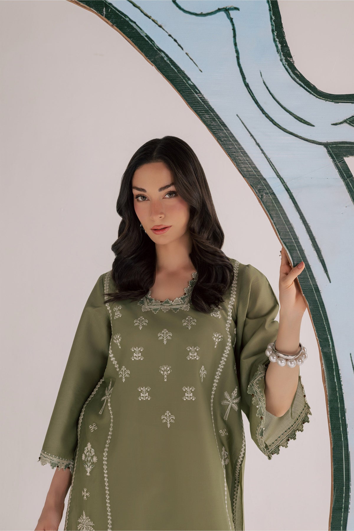 Bismil 2Pc - Embroidered Lawn Dress