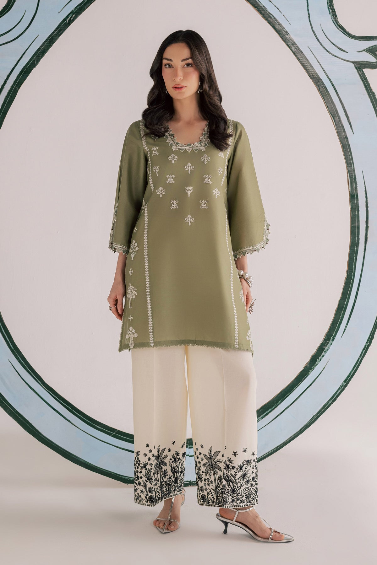 Bismil 2Pc - Embroidered Lawn Dress