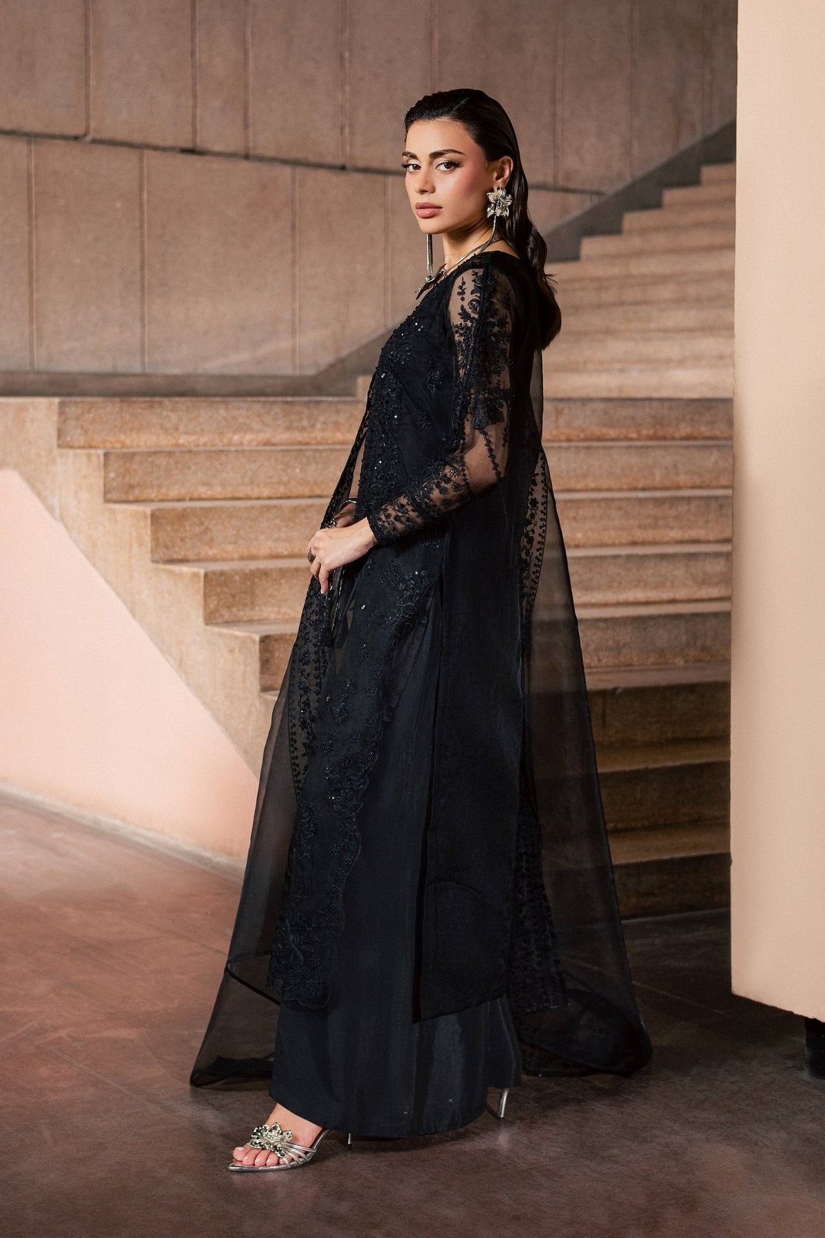 Black Black 3Pc - Festive Luxe Pret