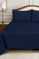 Blue Cube Dobby Bed Sheet Set