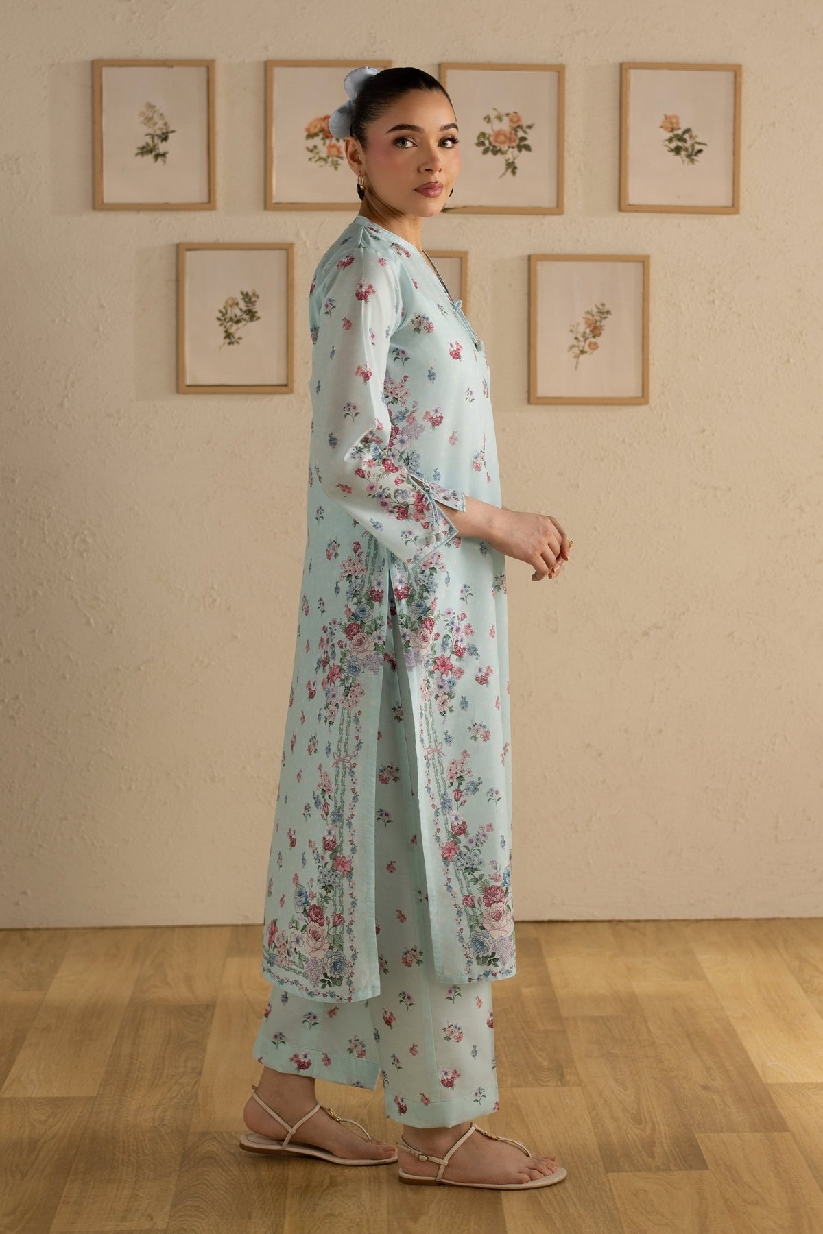 Blue Knox 2Pc - Printed Lawn Dress