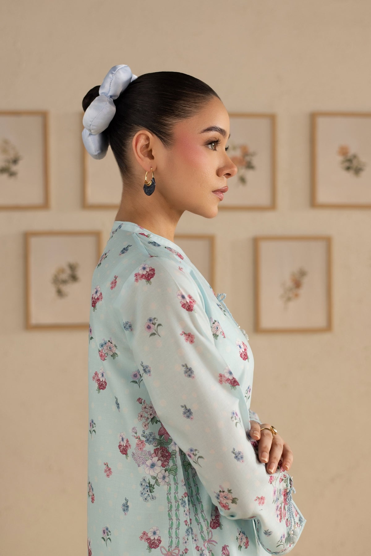 Blue Knox 2Pc - Printed Lawn Dress