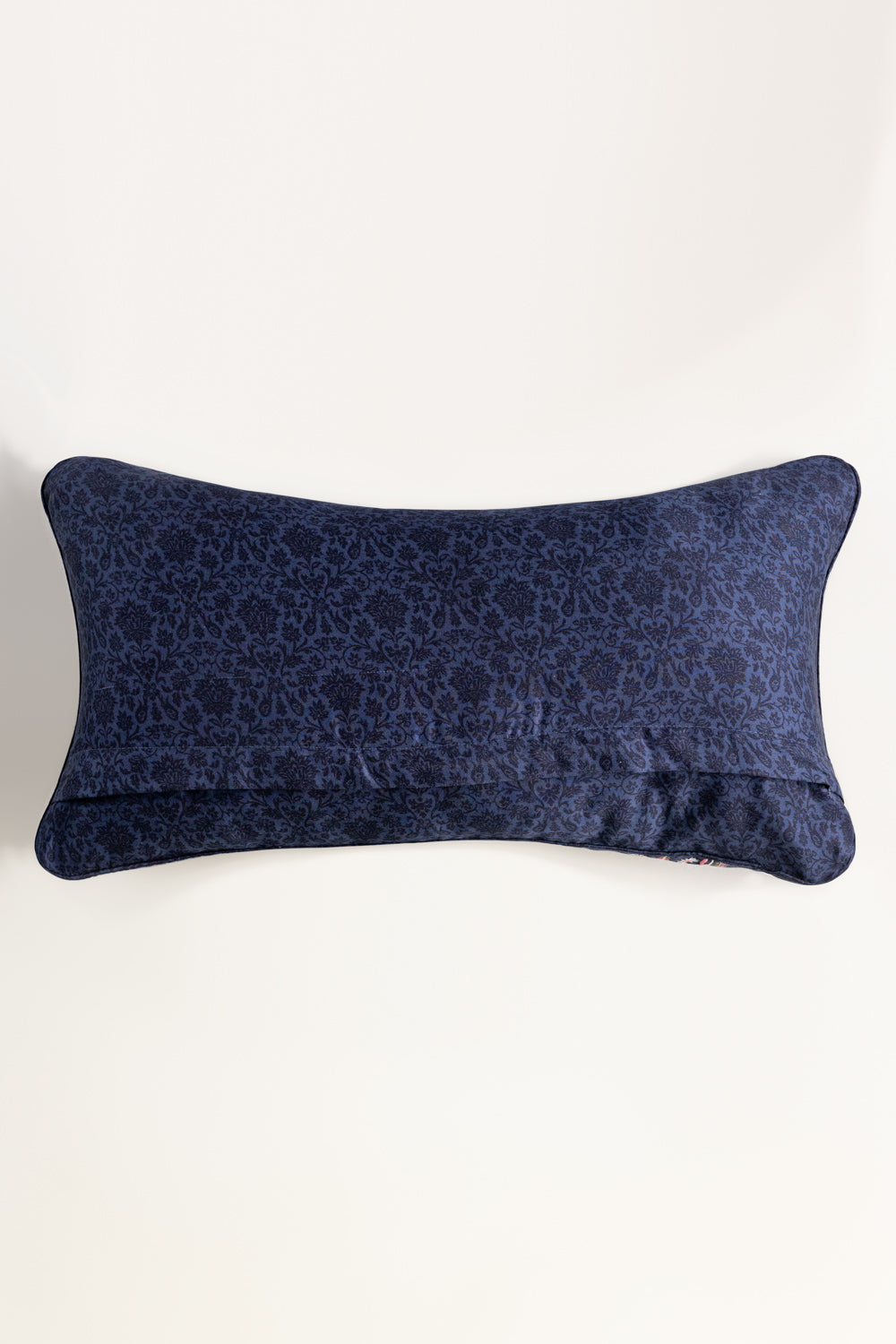 Blue Jewel Embroidered Deck Cushion Cover