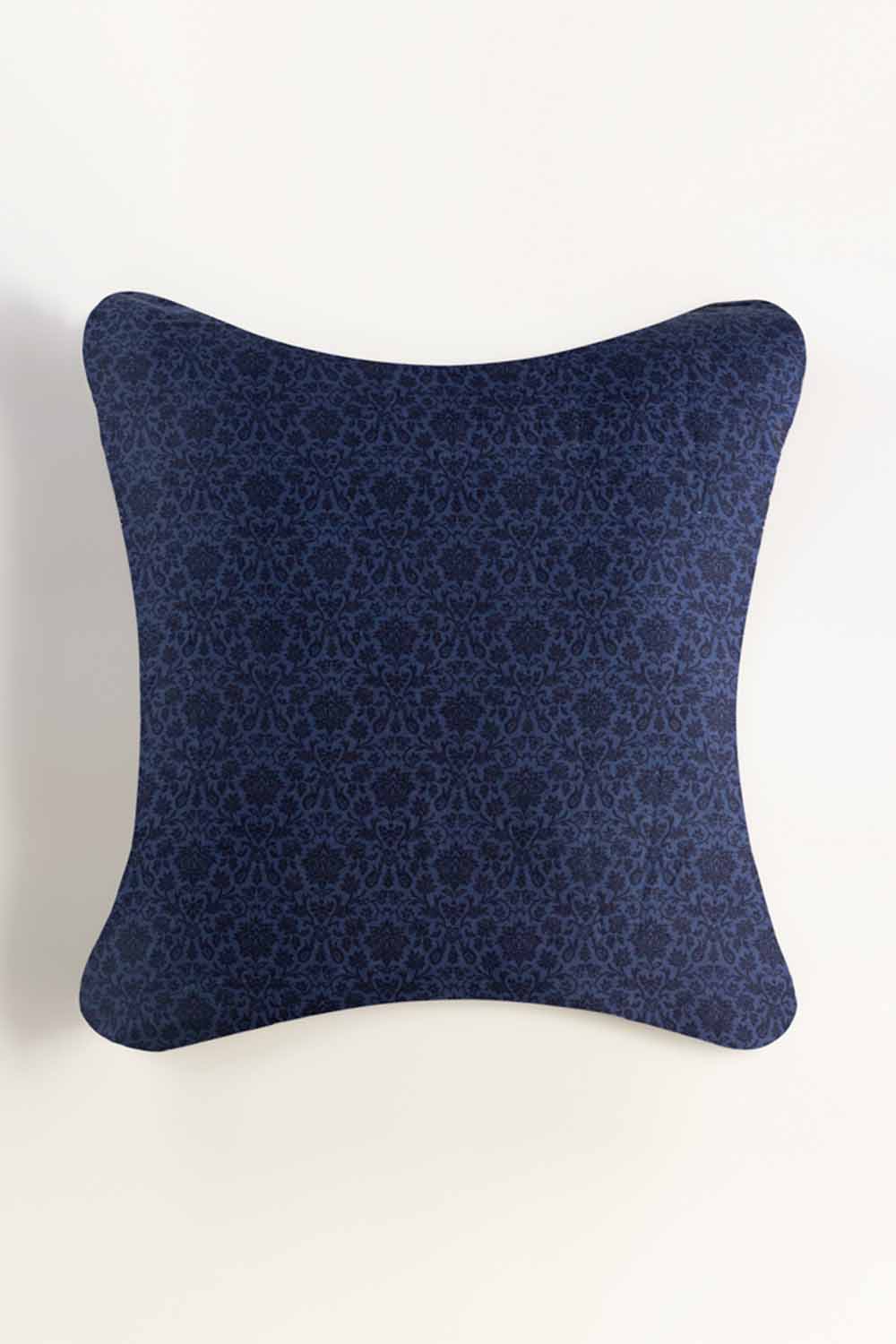 Blue Jewel Embroidered Euro Sham Cushion Cover