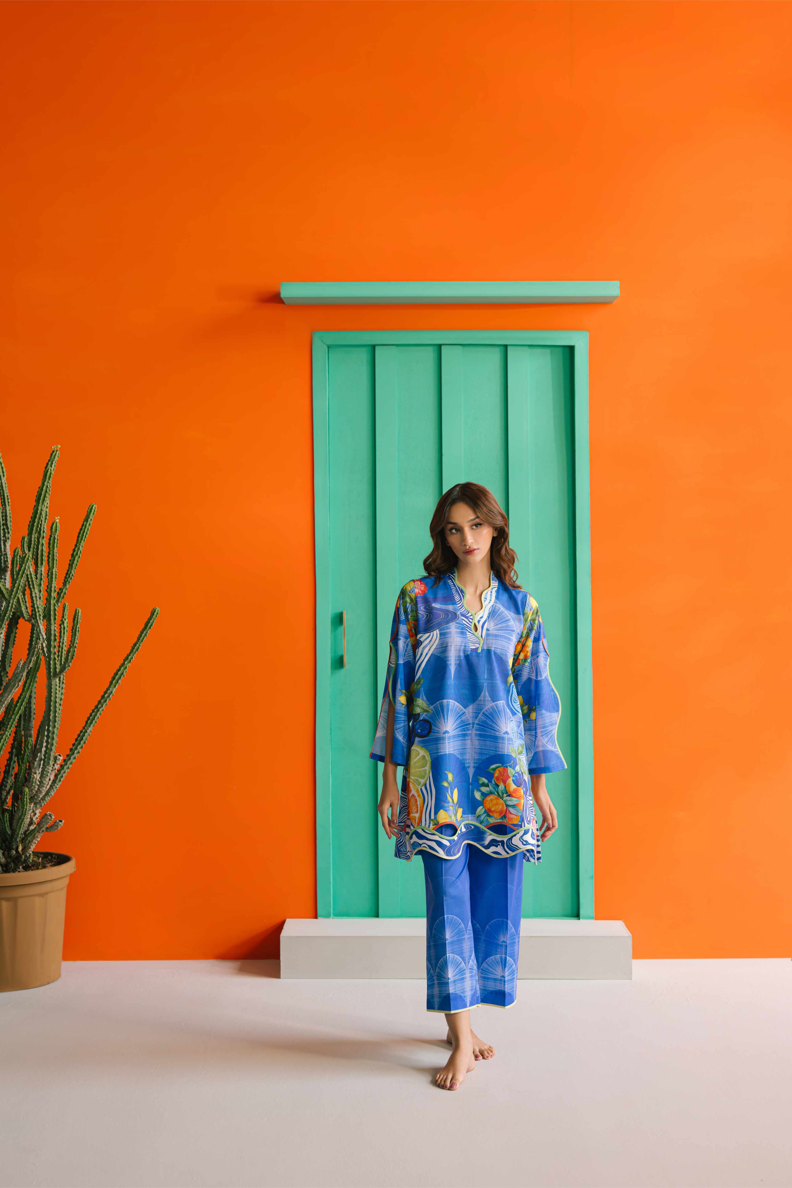 Blue Lemon Matching Set