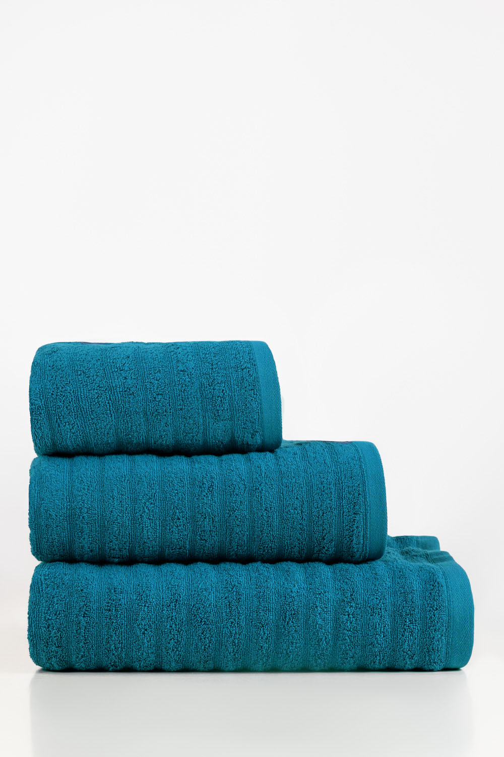 Blue Steel Combed Plain Towel
