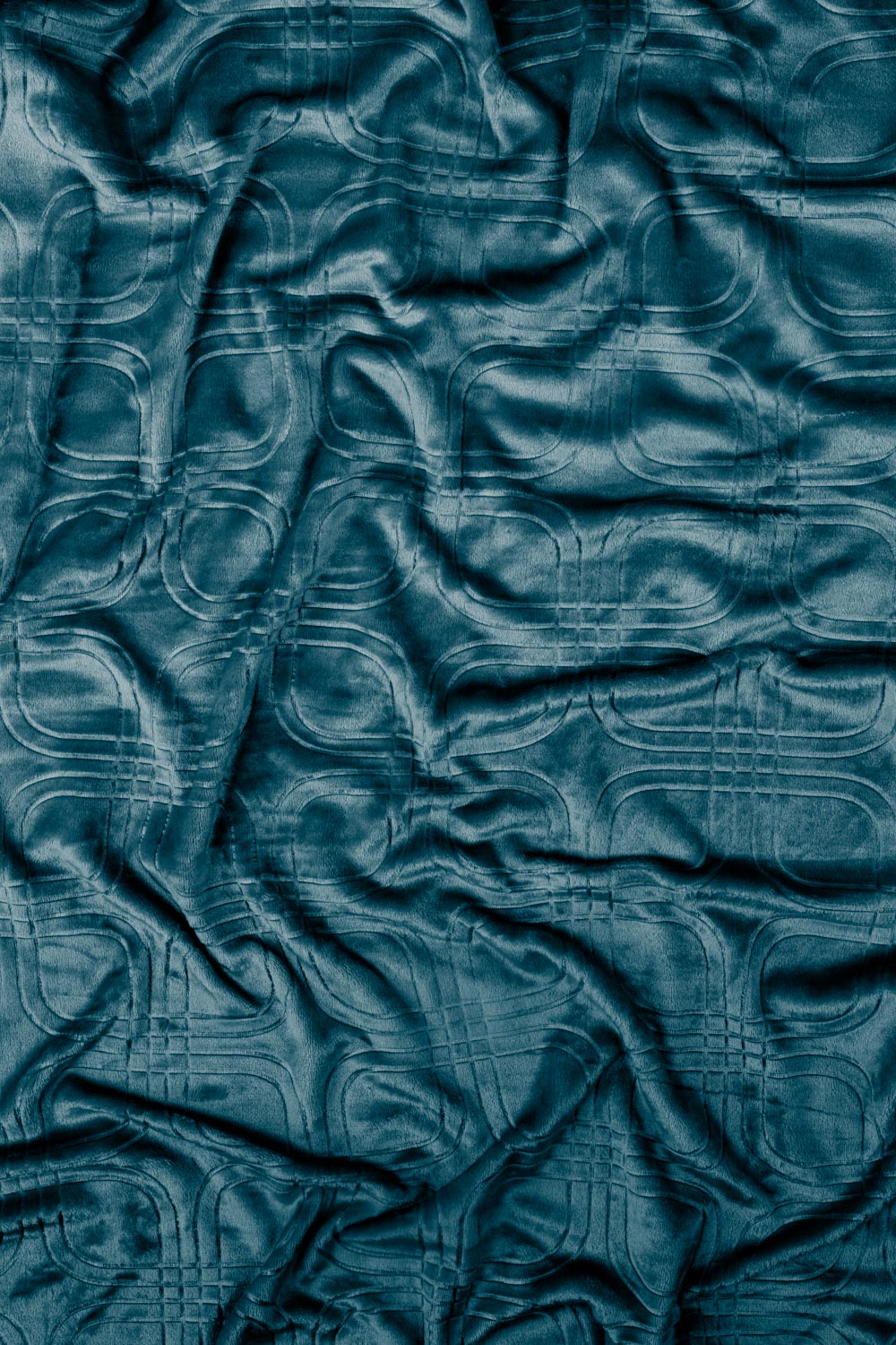 Bluebird Embossed Single Ply Fleece Throw