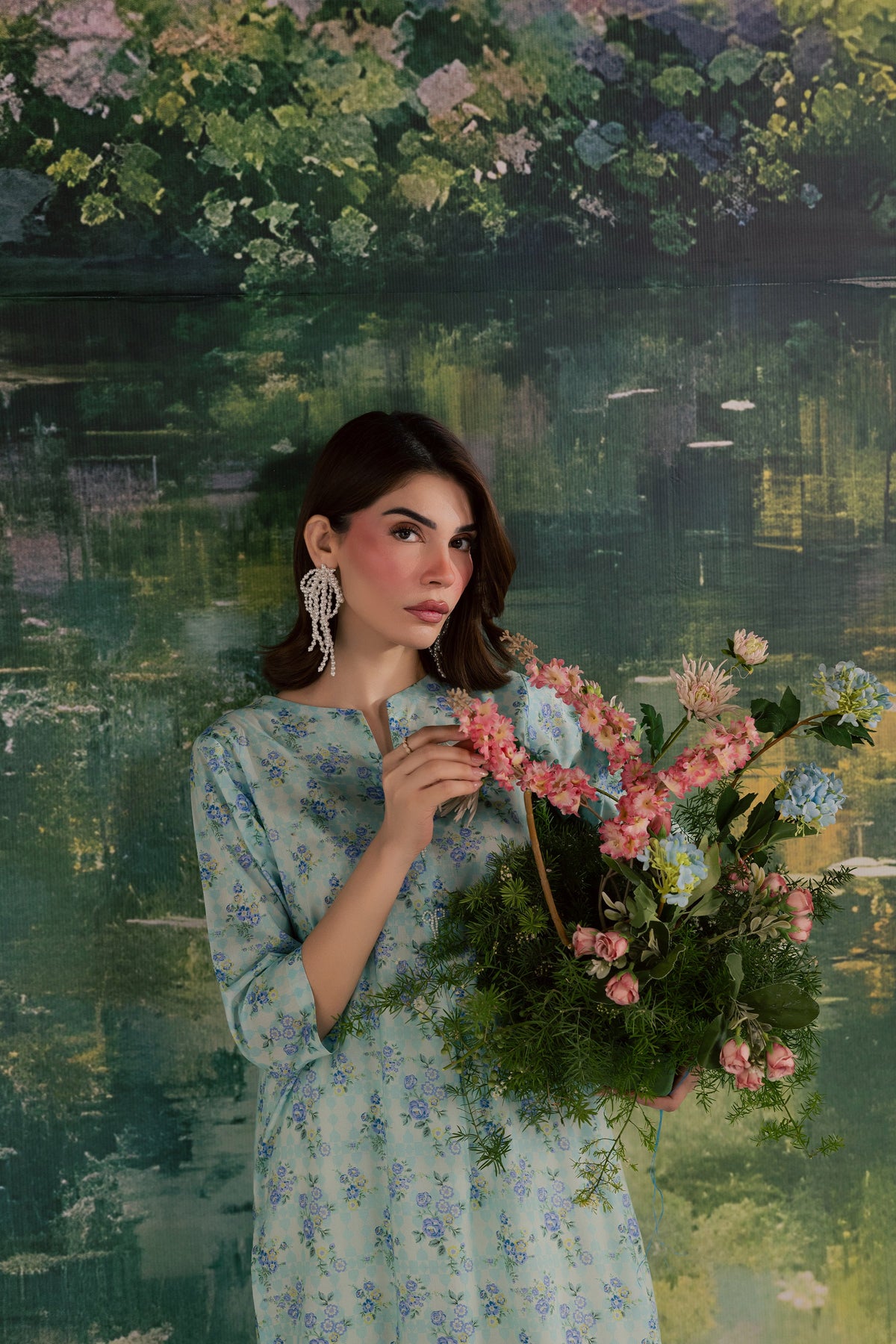 Bluey 2Pc - Printed Lawn Dress