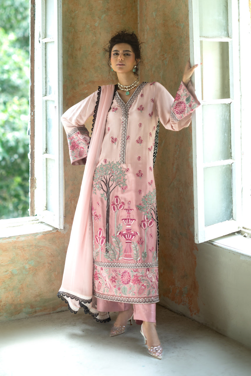 Blush Serenade Long Shirt - RTD