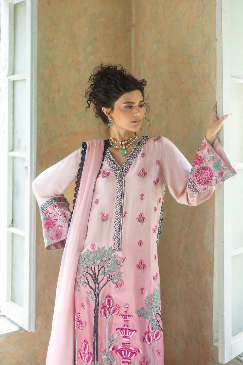 Blush Serenade Long Shirt - RTD