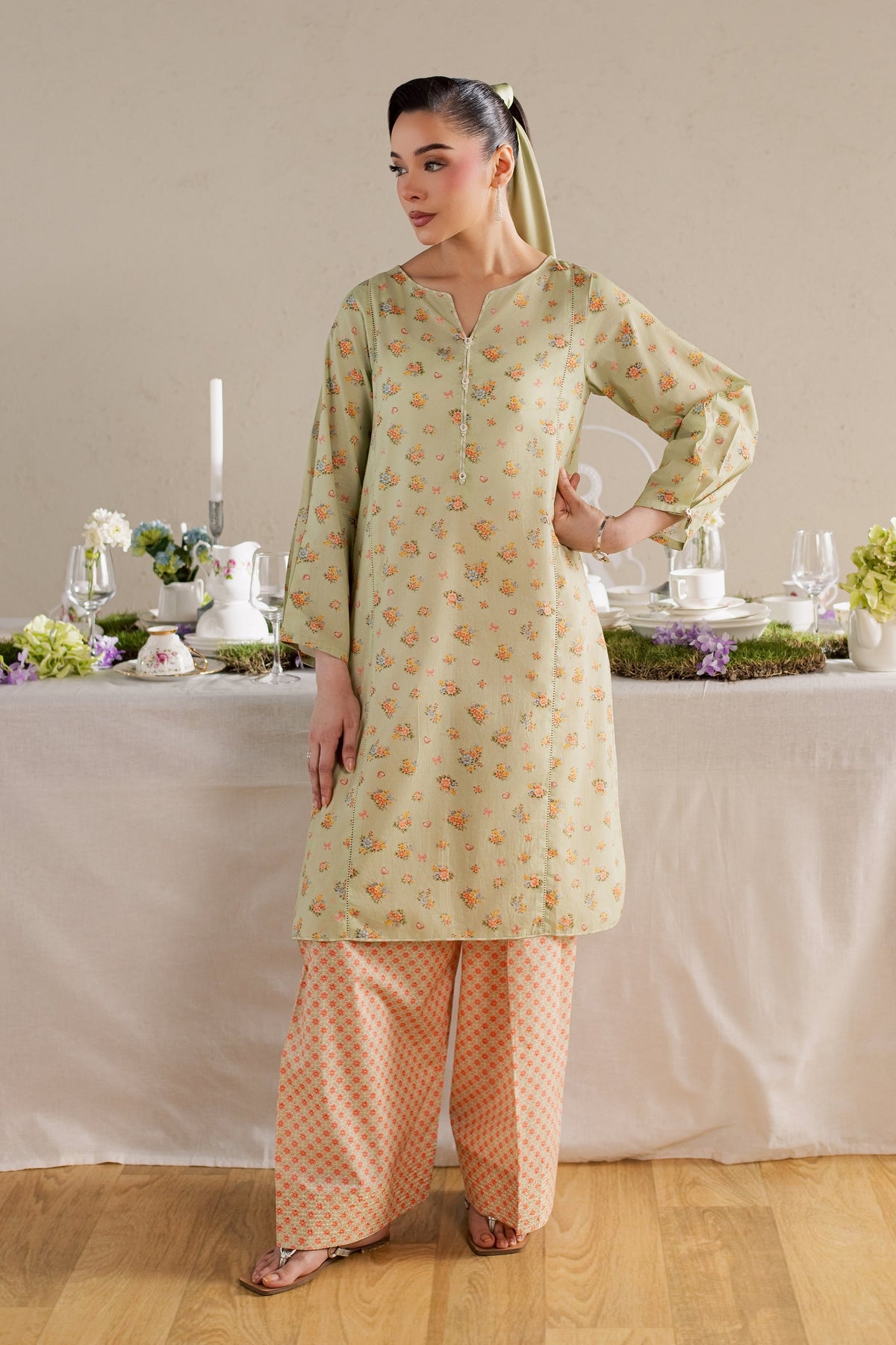 Brian 2Pc - Printed Lawn Dress