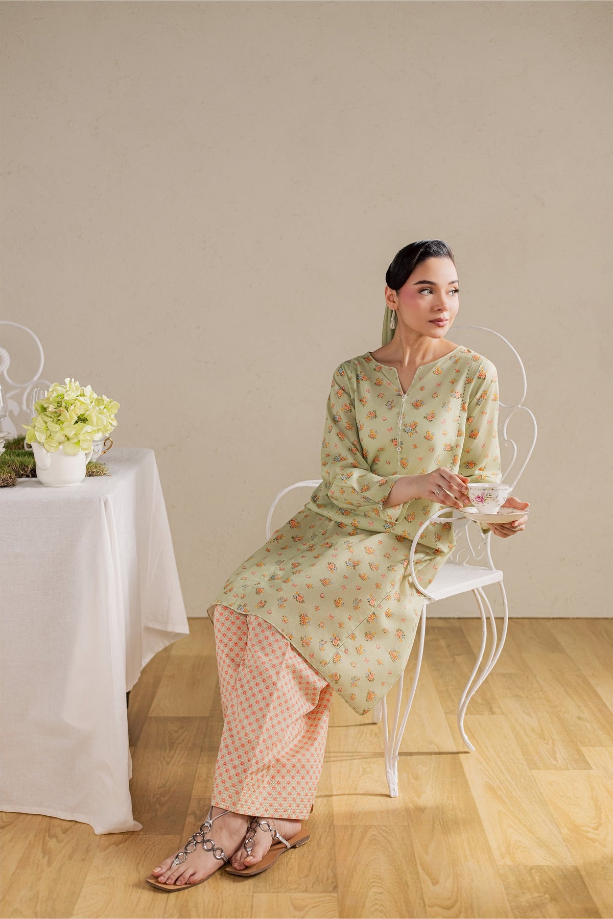 Brian 2Pc - Printed Lawn Dress