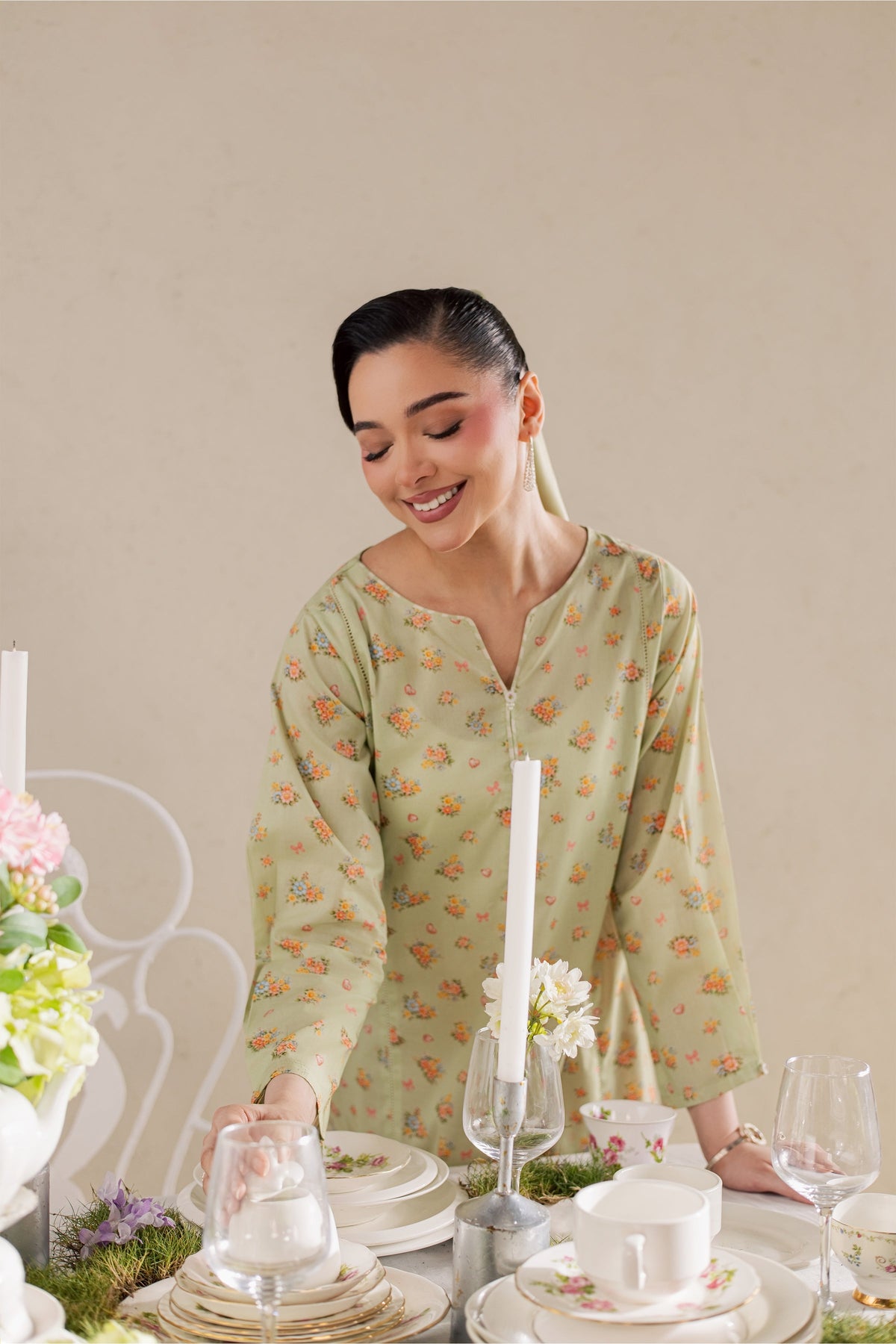Brian 2Pc - Printed Lawn Dress