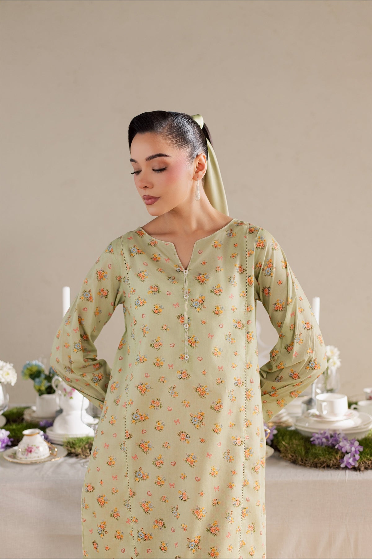 Brian 2Pc - Printed Lawn Dress