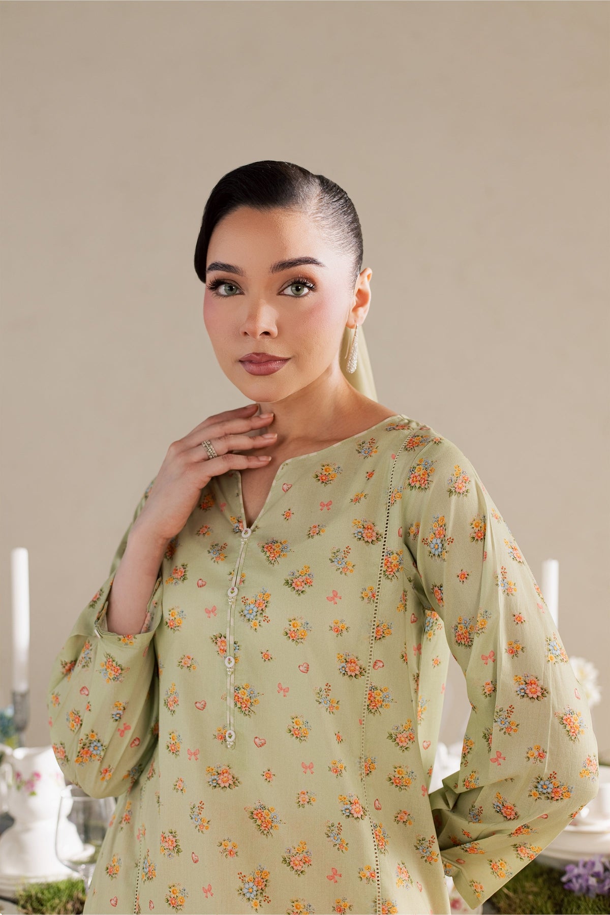 Brian 2Pc - Printed Lawn Dress