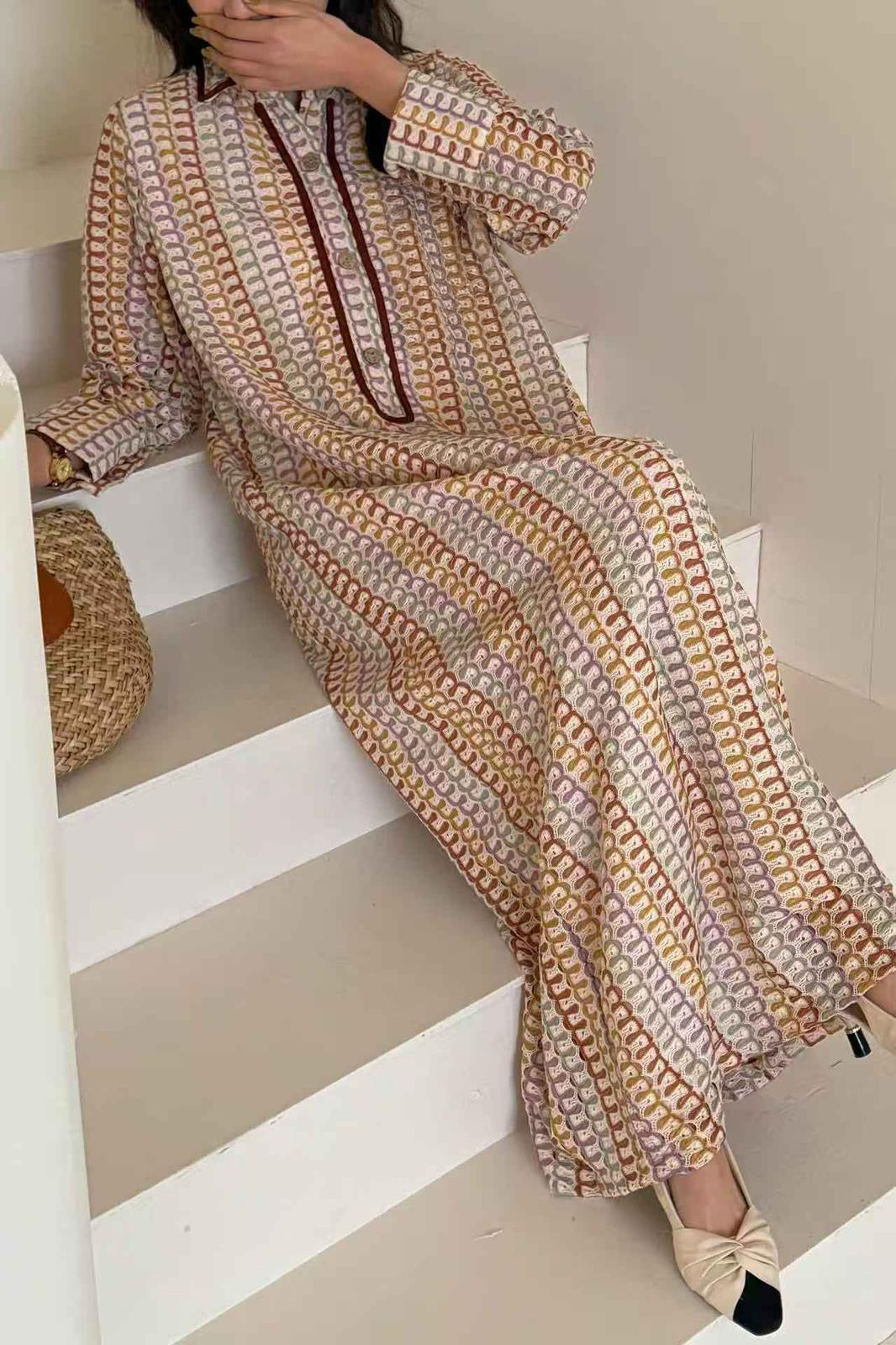 Bodrum Maxi Crochet Dress