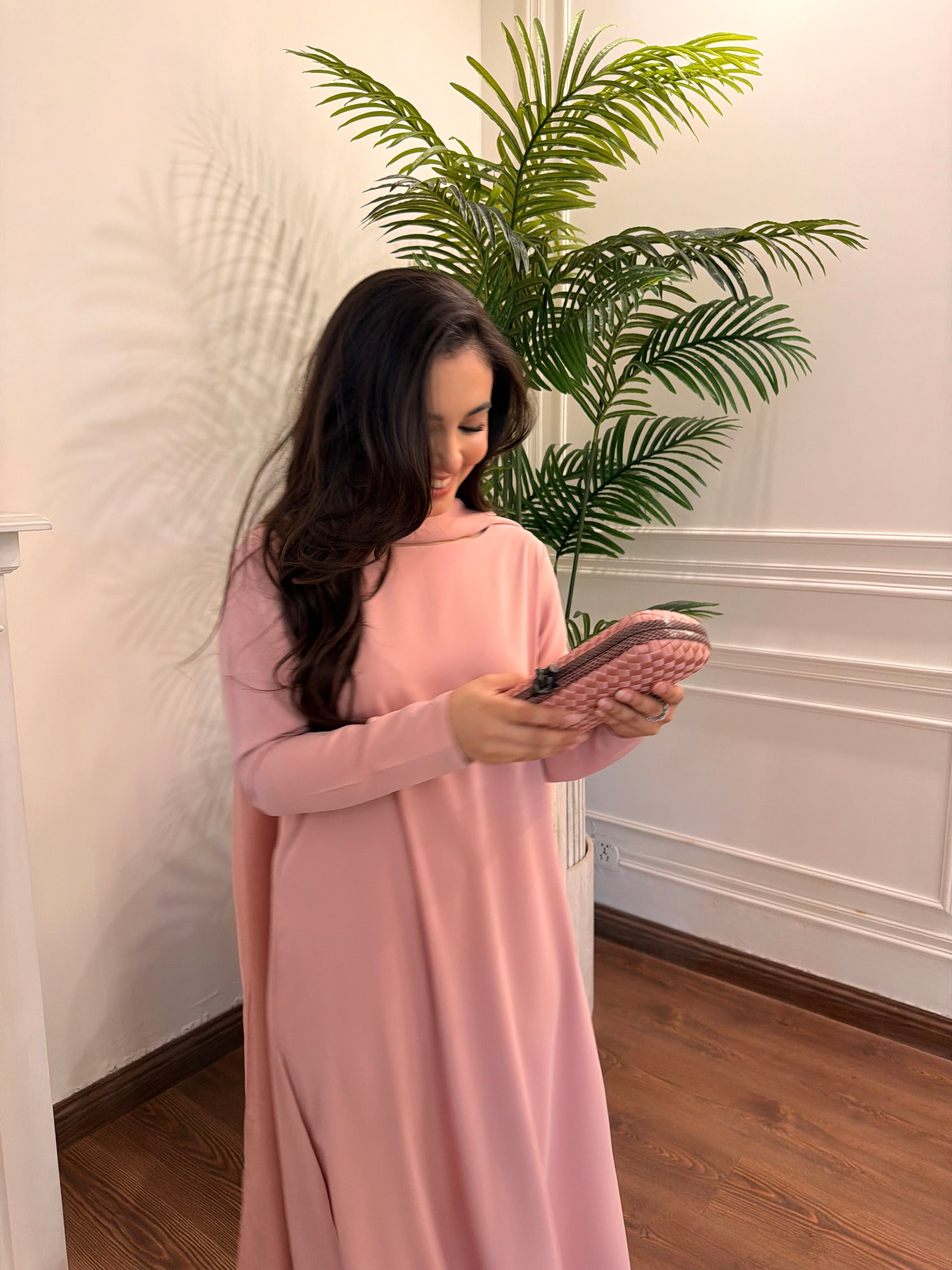 Pink Buttoned Set