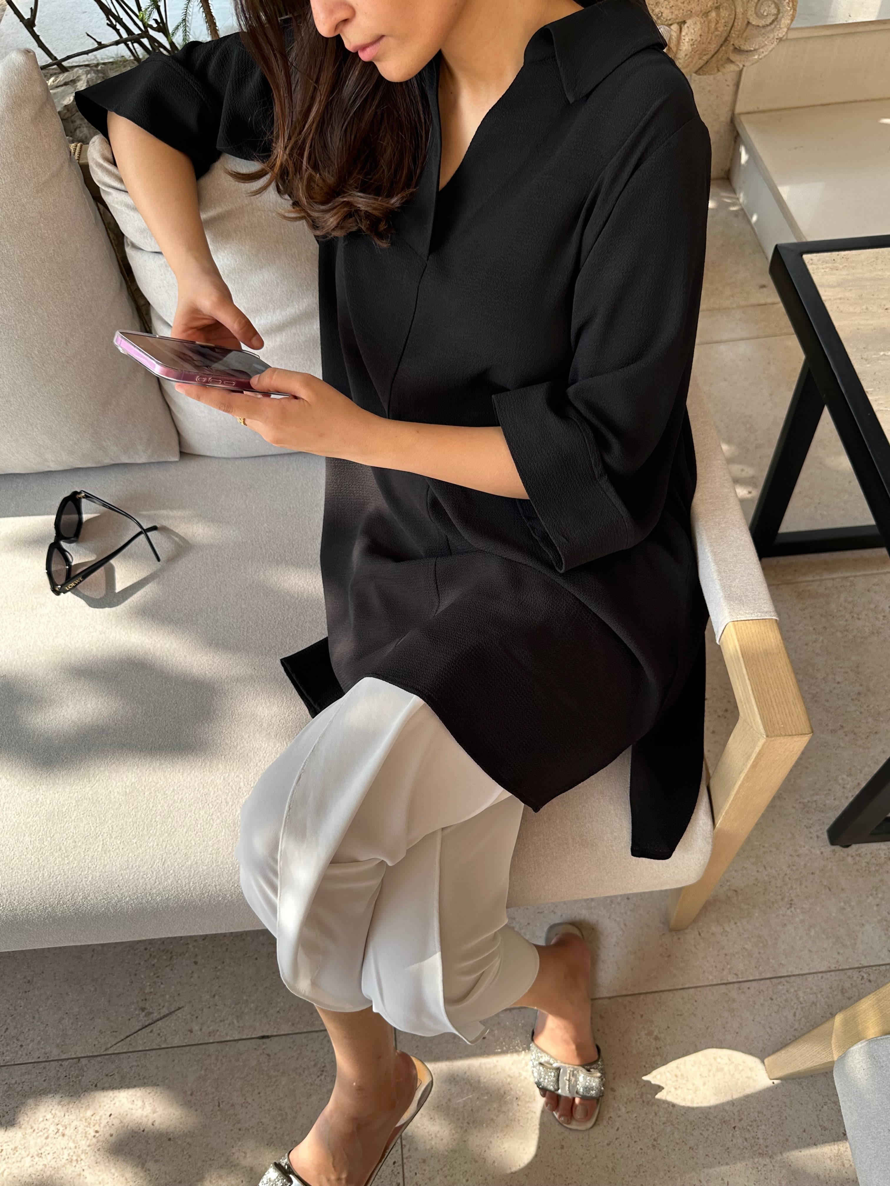 Toby Tunic with Tulip Shalwar/ Matching Culottes