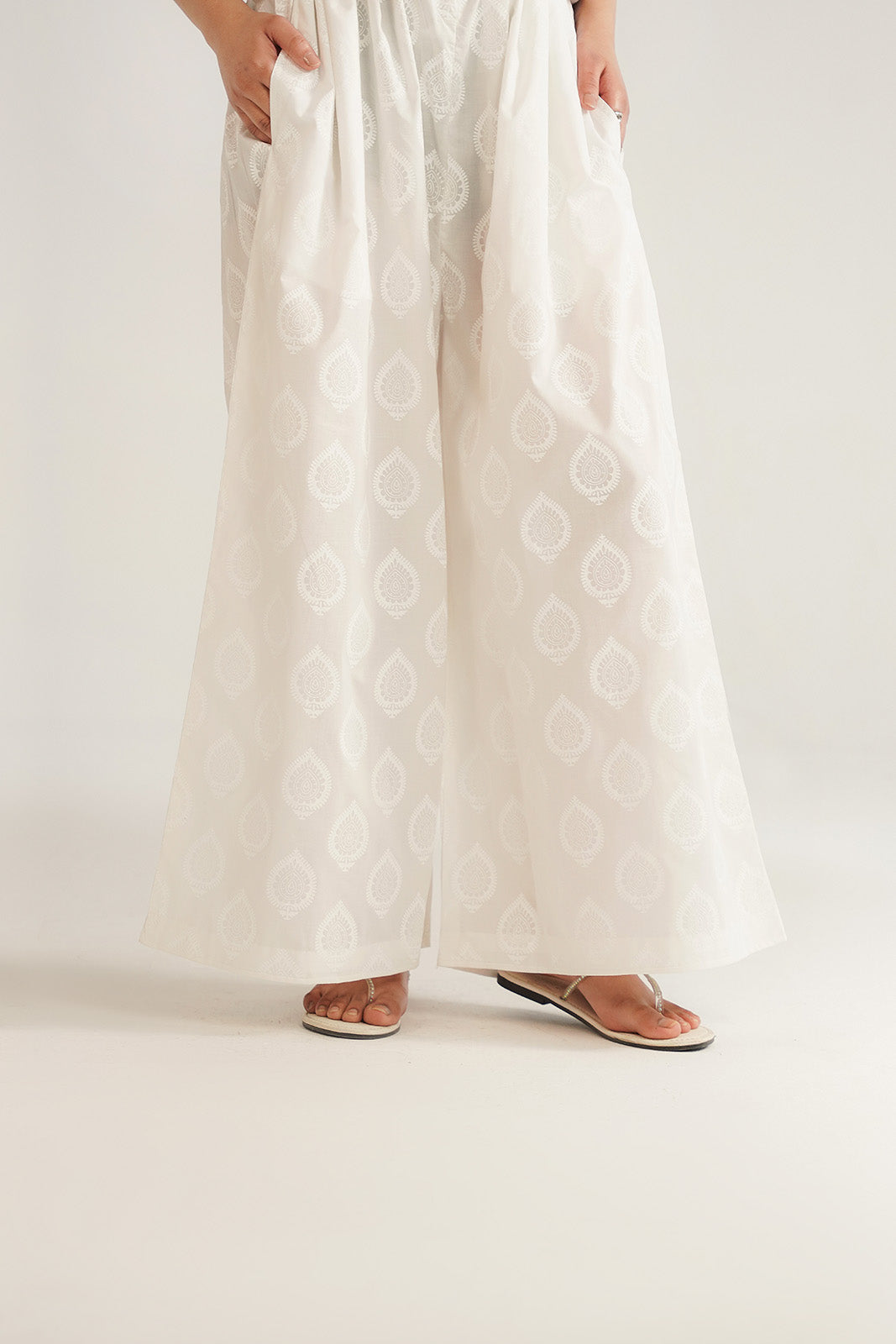 1 Piece Printed Cambric Printed Plazzo (CB0023)