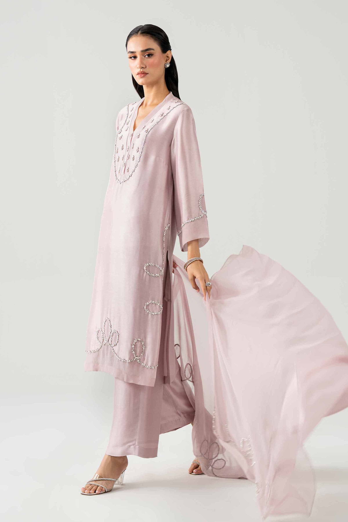 3 Piece - Embroidered Suit - CBS26-01
