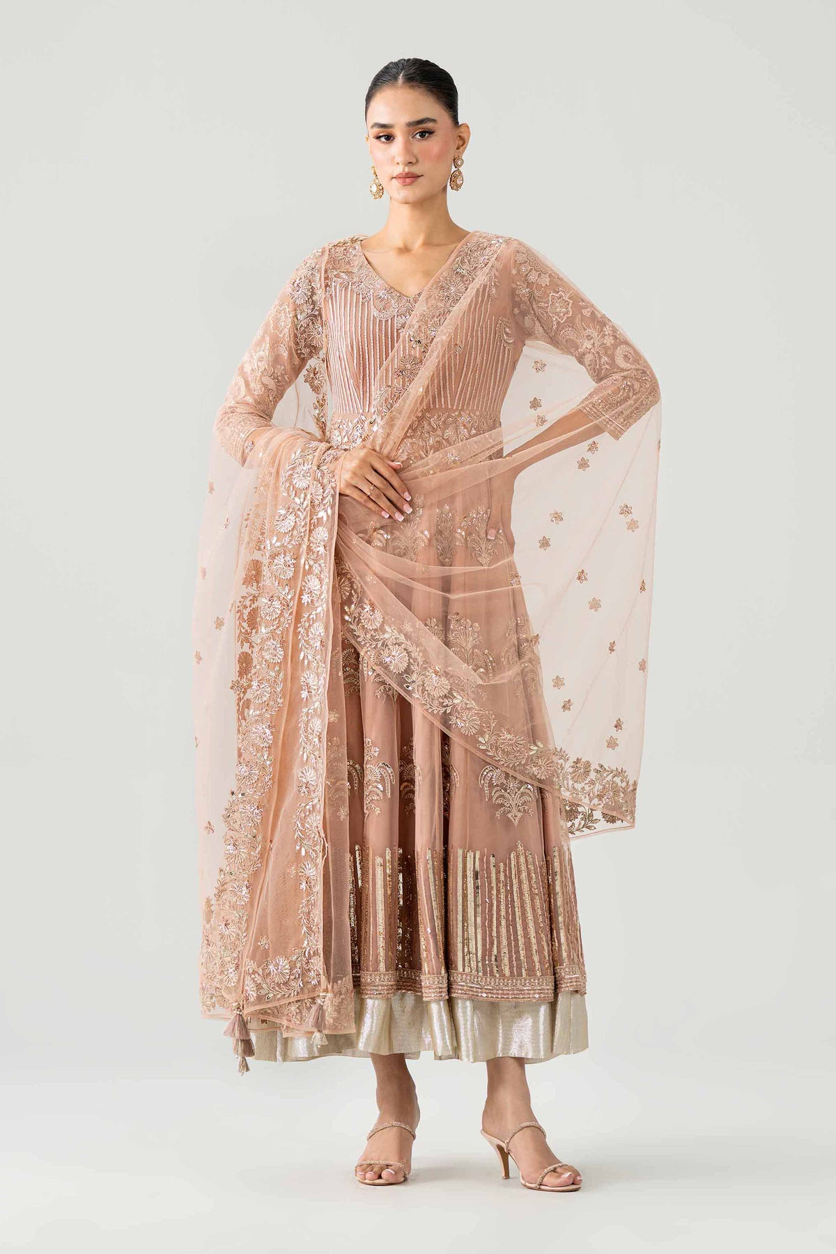 2 Piece - Embroidered Suit - CBS26-06