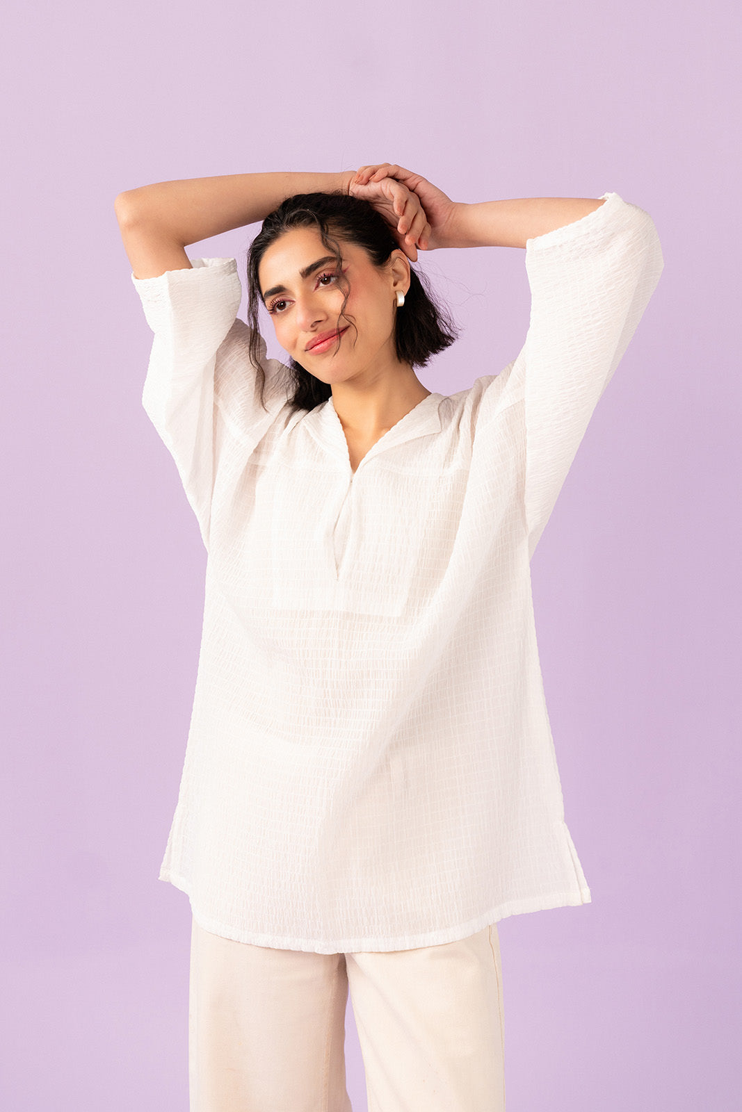 1 Piece Cotton Solid Shirt (CF0128)