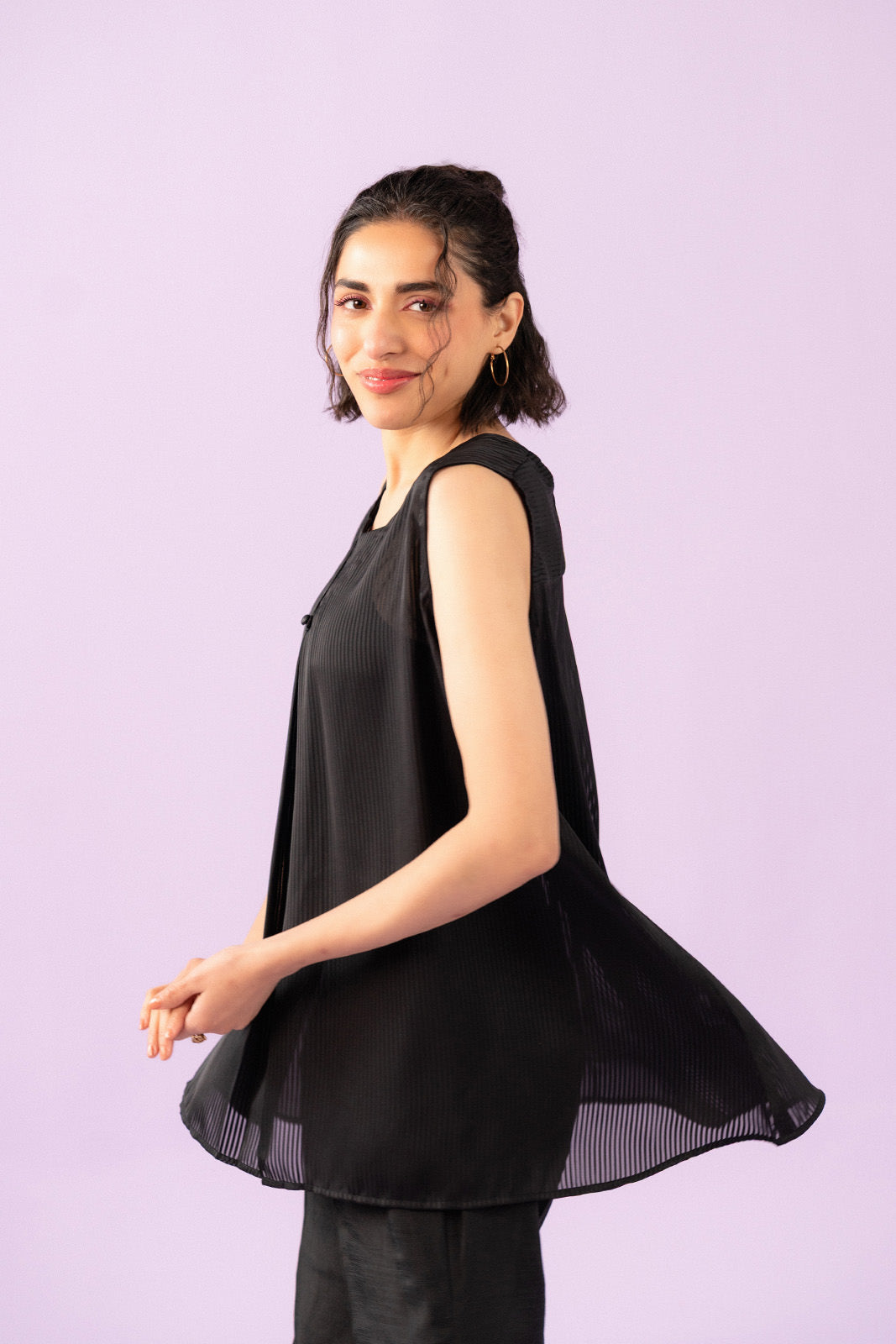 1 Piece Chiffon Solid Shirt (CF0131)