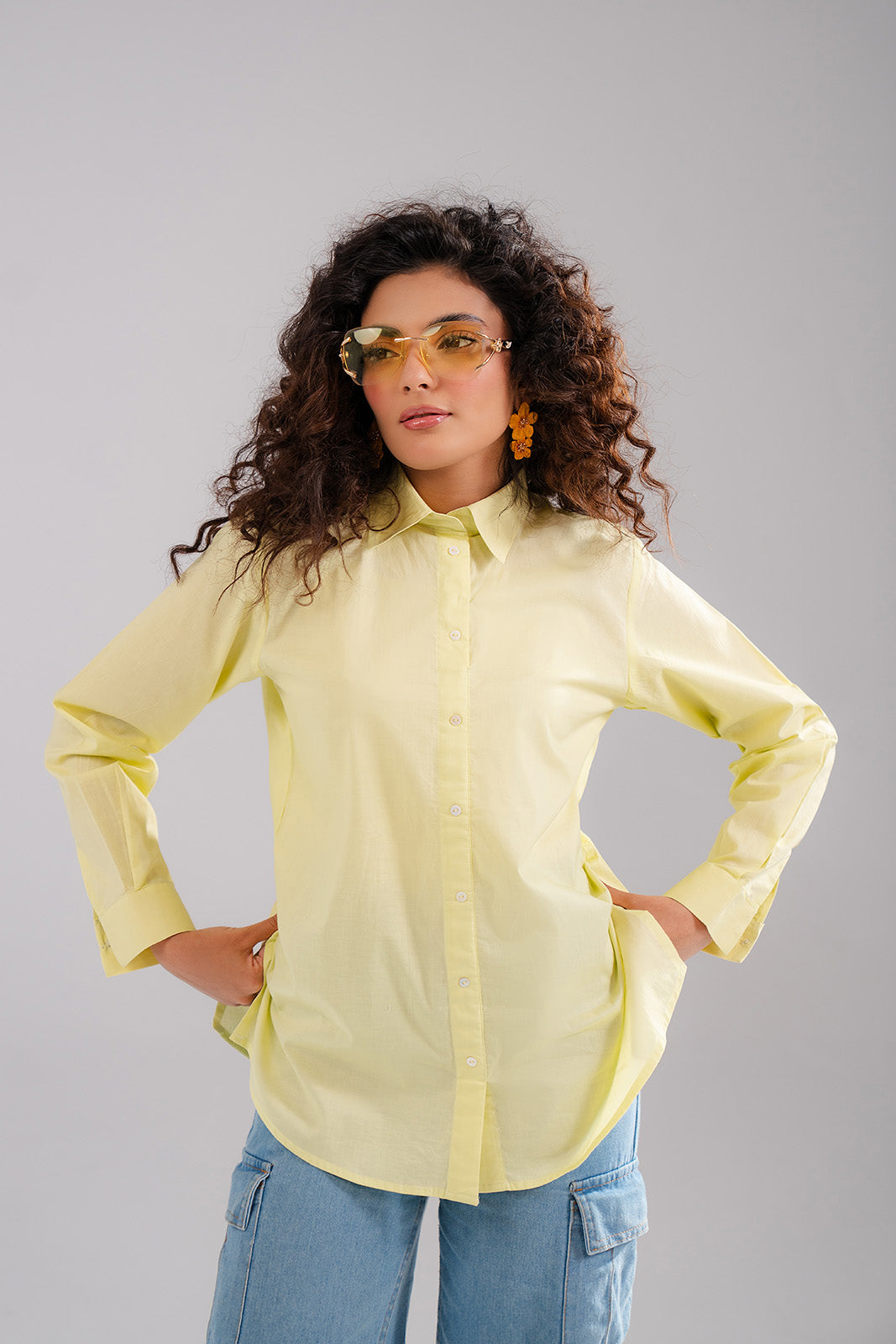 1 Piece Cambric Solid Shirt (CF0148)