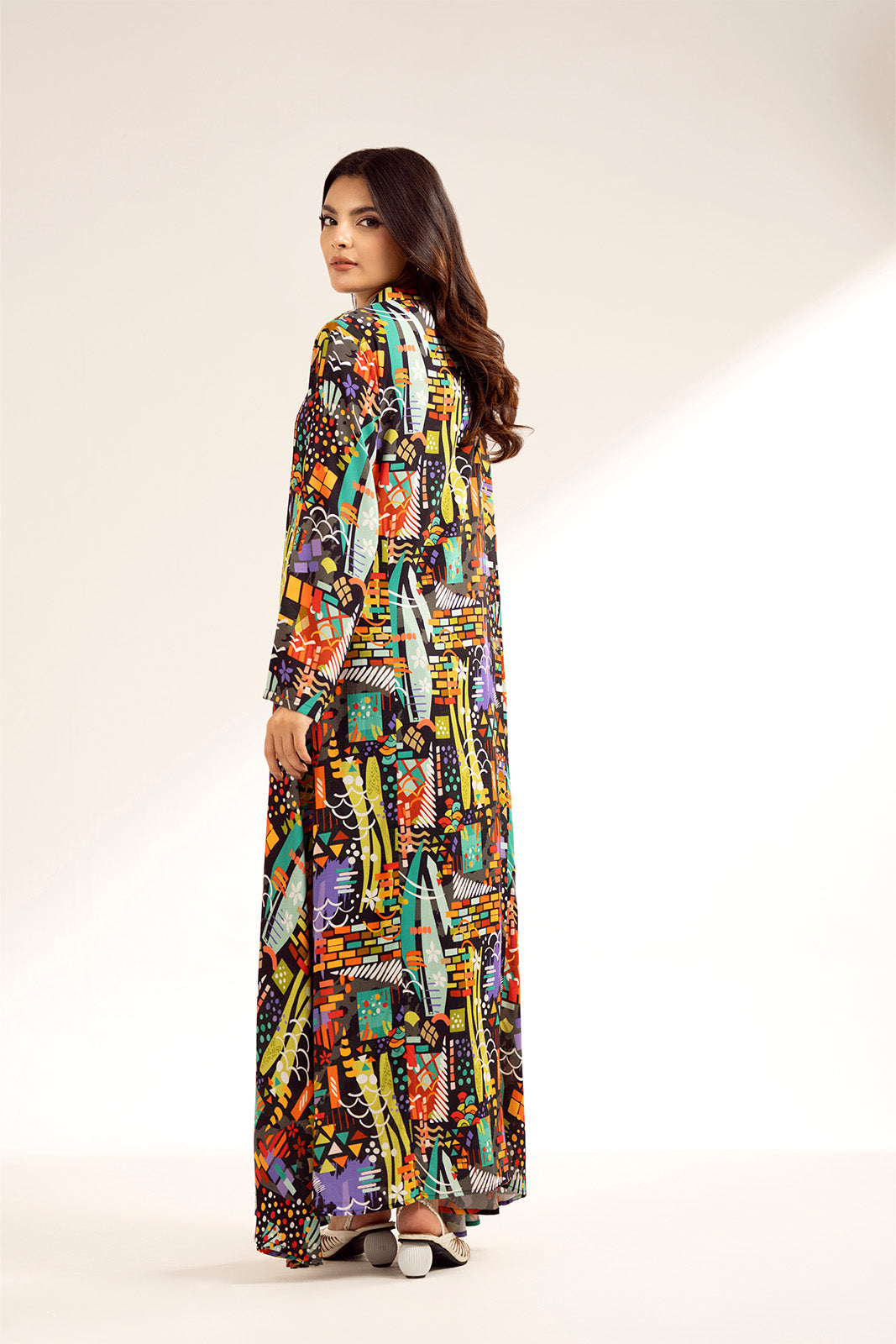 1 Piece Printed Viscose Linen Printed Shirt (CF0171)