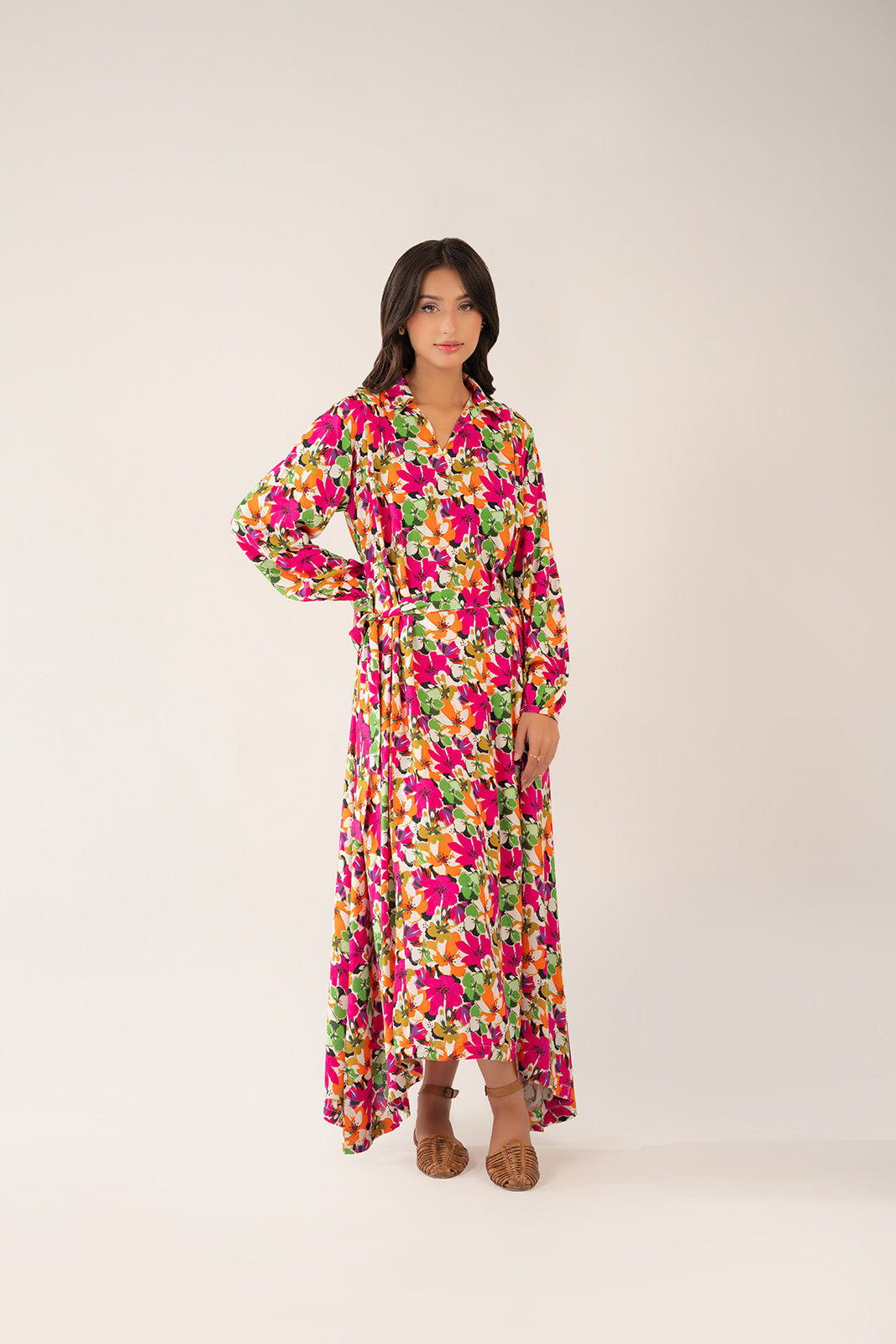 1 Piece Printed Viscose Linen Printed Shirts (CF0173)