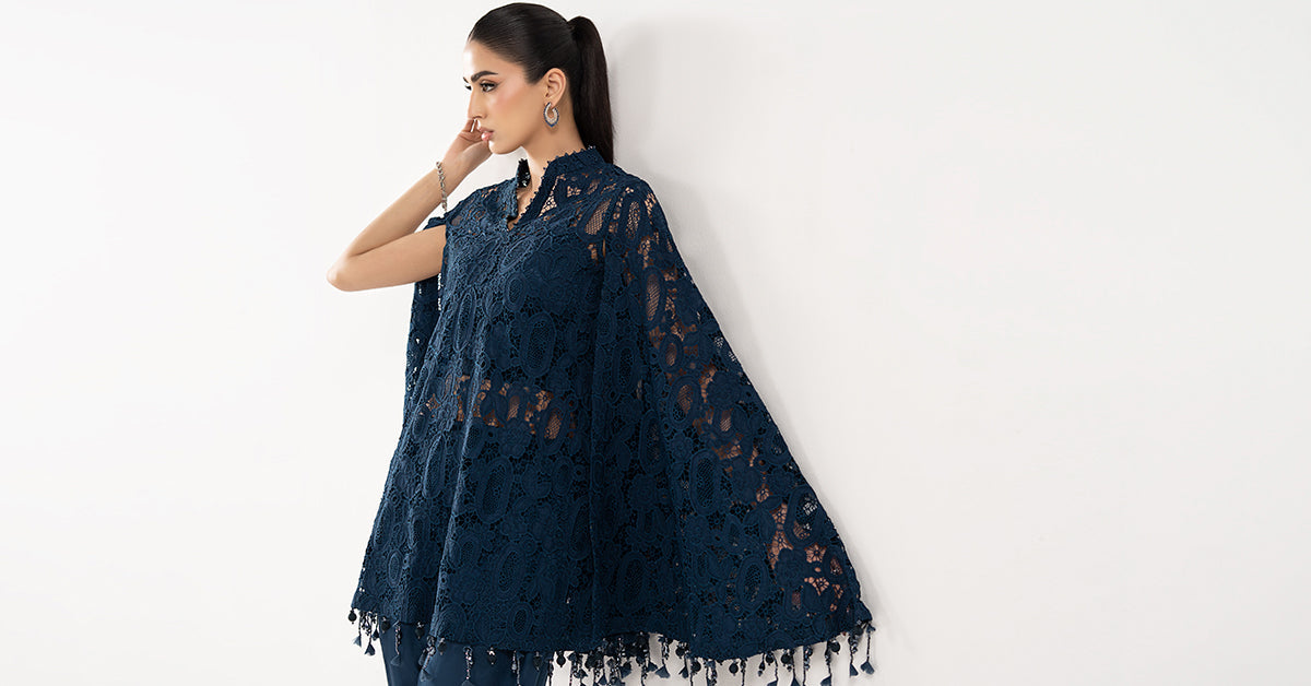 Embroidered Georgette Fabric (1Pc)