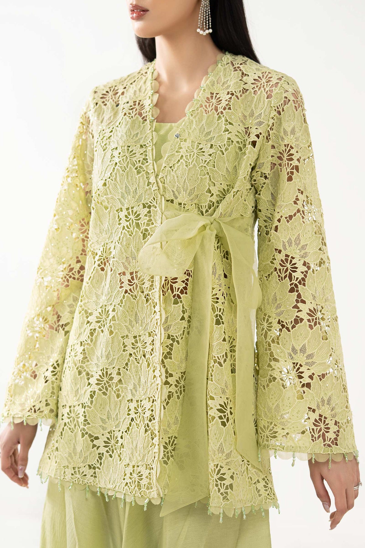 Embroidered Georgette Fabric (1Pc)