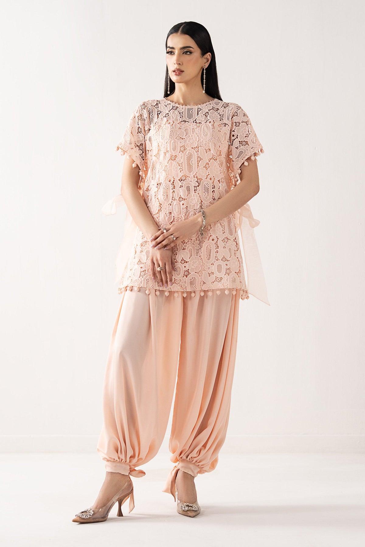 Embroidered Georgette Fabric (1Pc)