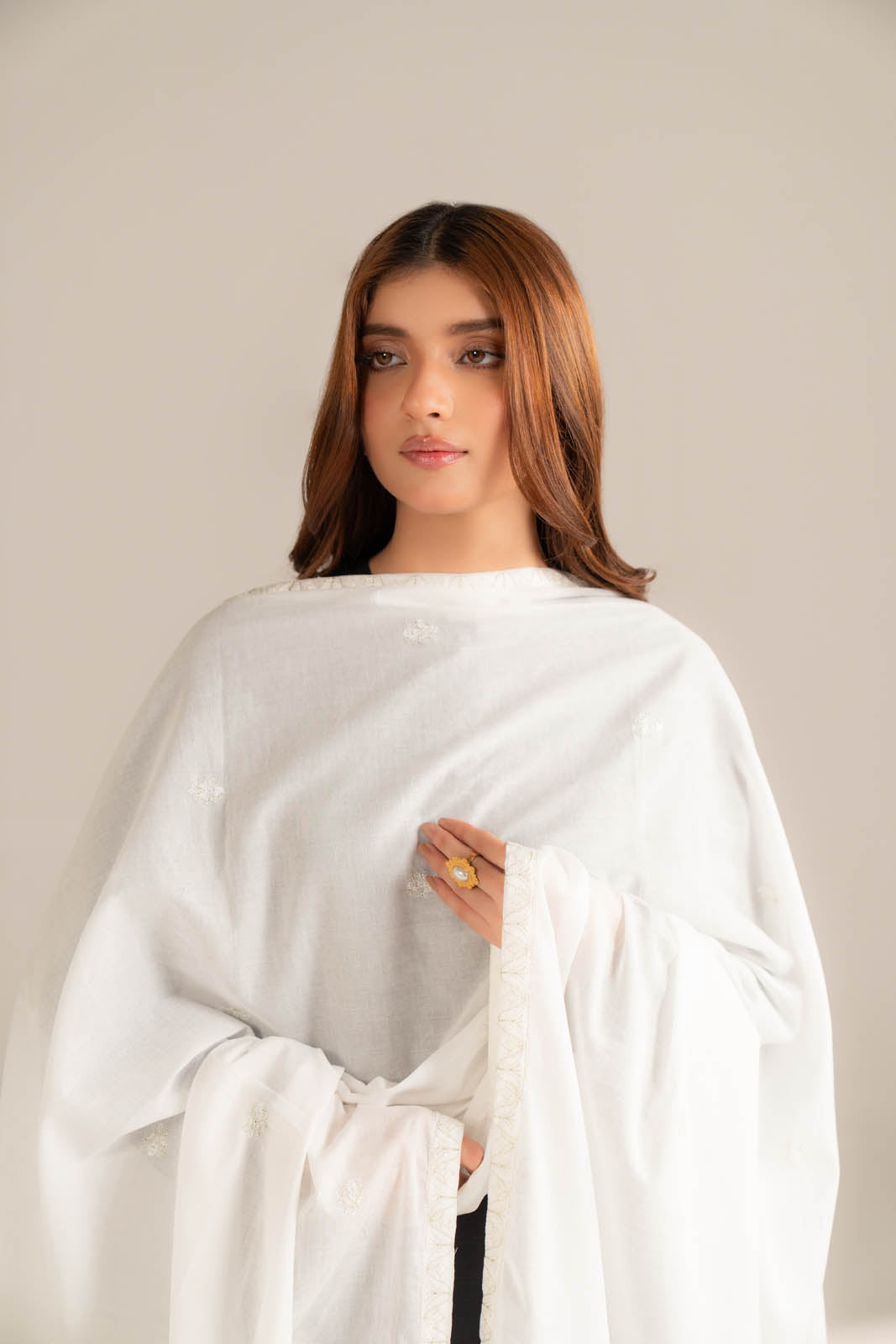 1 Piece Lawn Embroidered Shawl (CH0060)