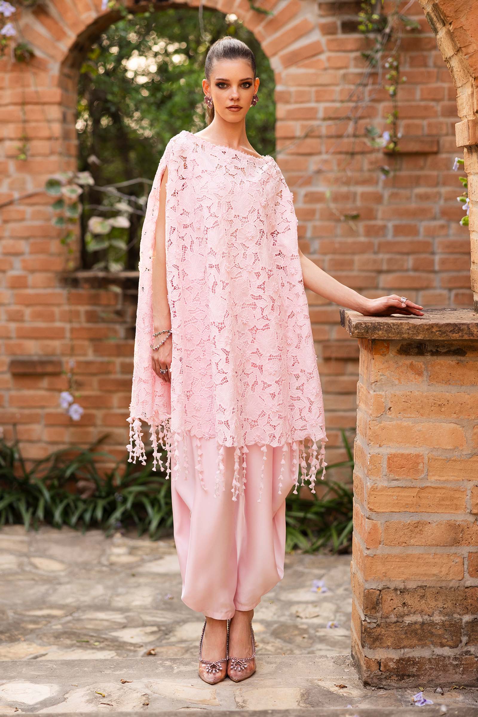 Embroidered Georgette Fabric (1Pc)