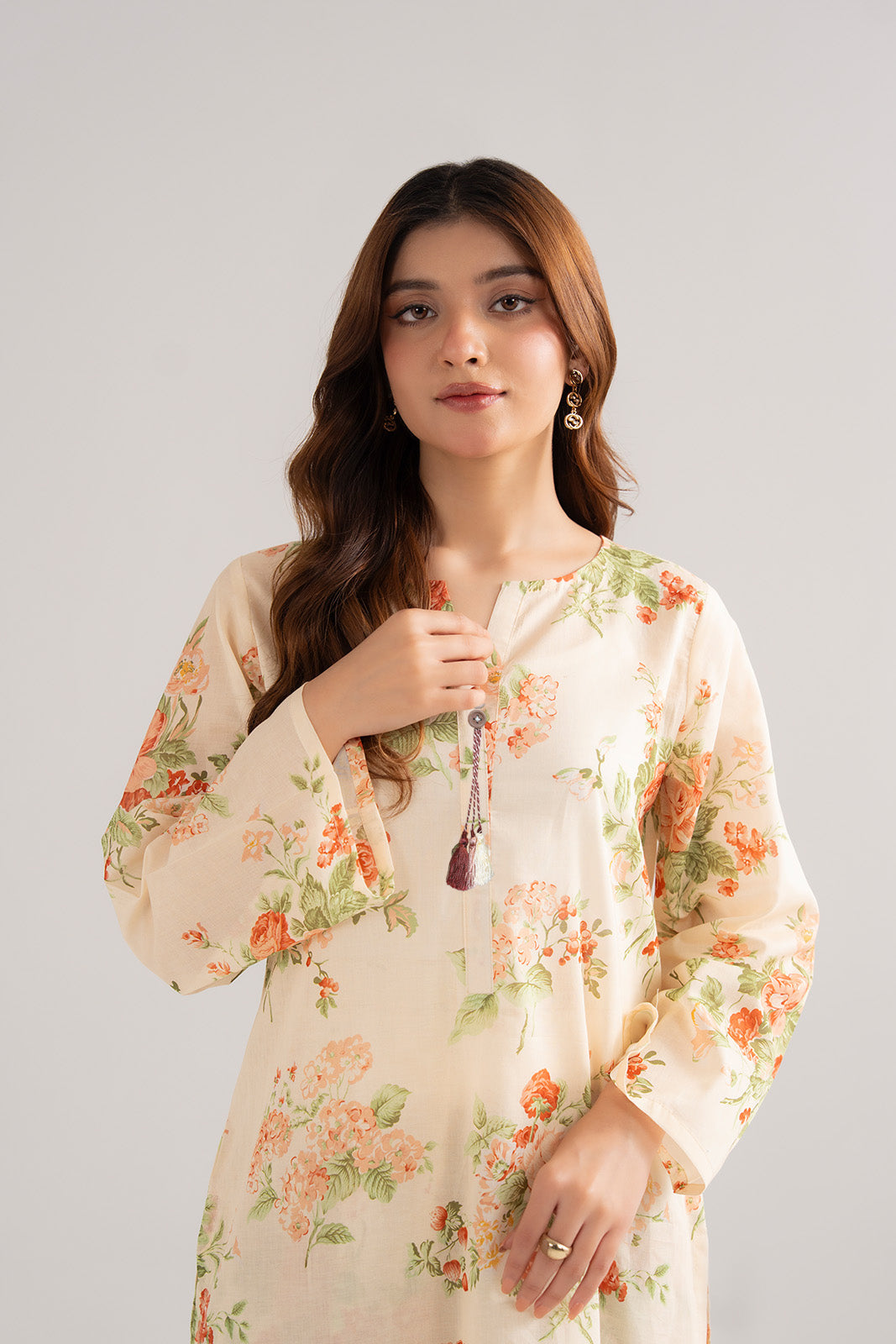 2 Piece Lawn Print Printed Suit (CP0355)