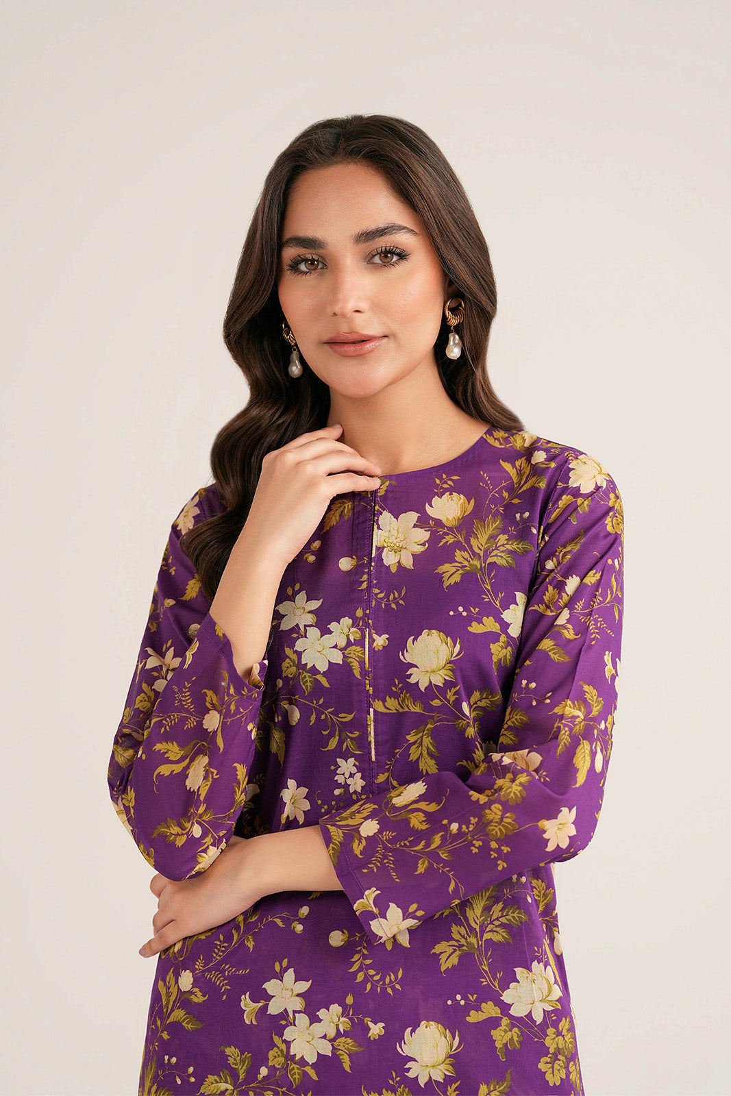 2 Piece Lawn Print Printed Suit (CP0358)