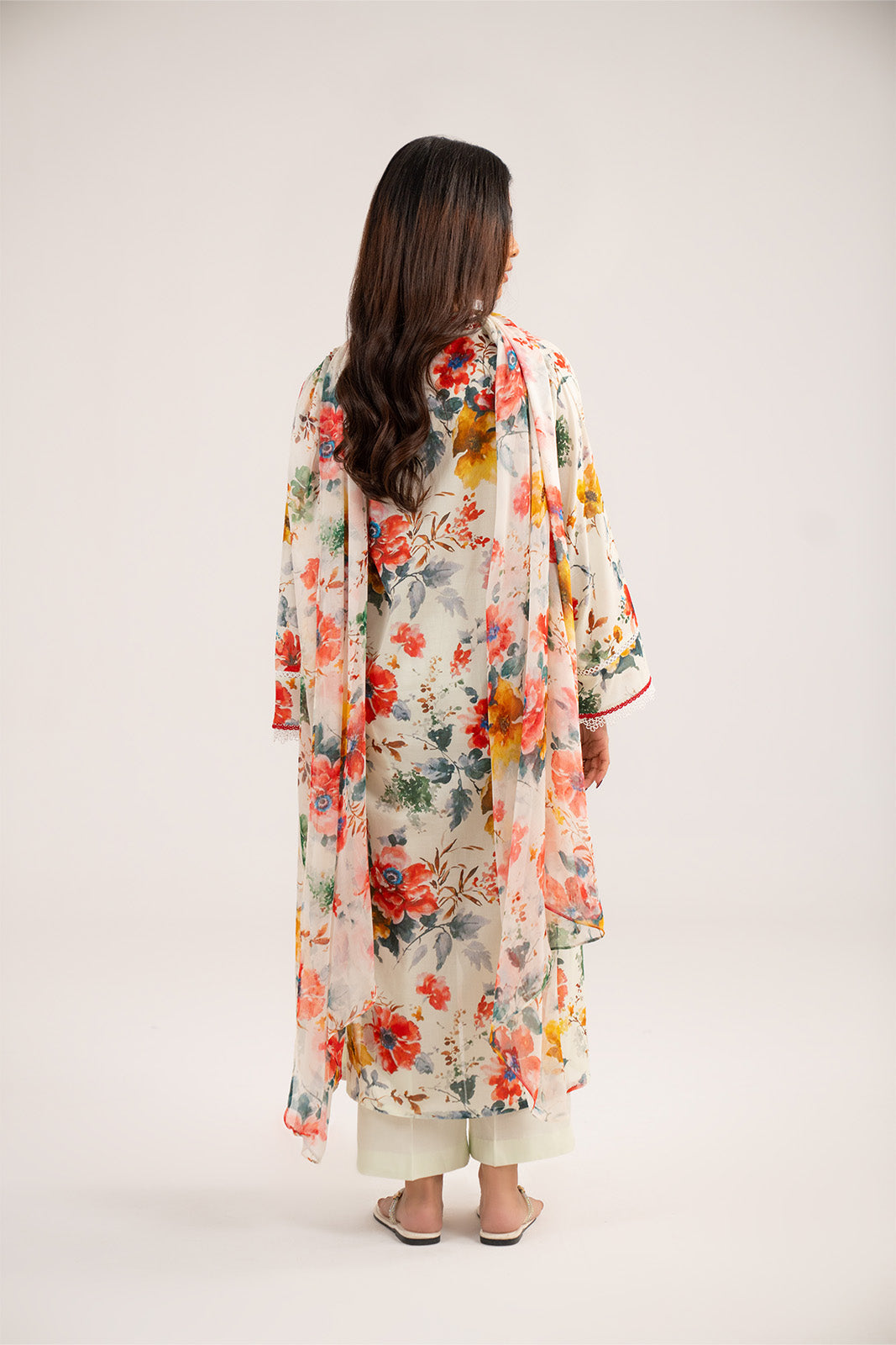 3 Piece Printed Lawn Printed Suit (CP0382)