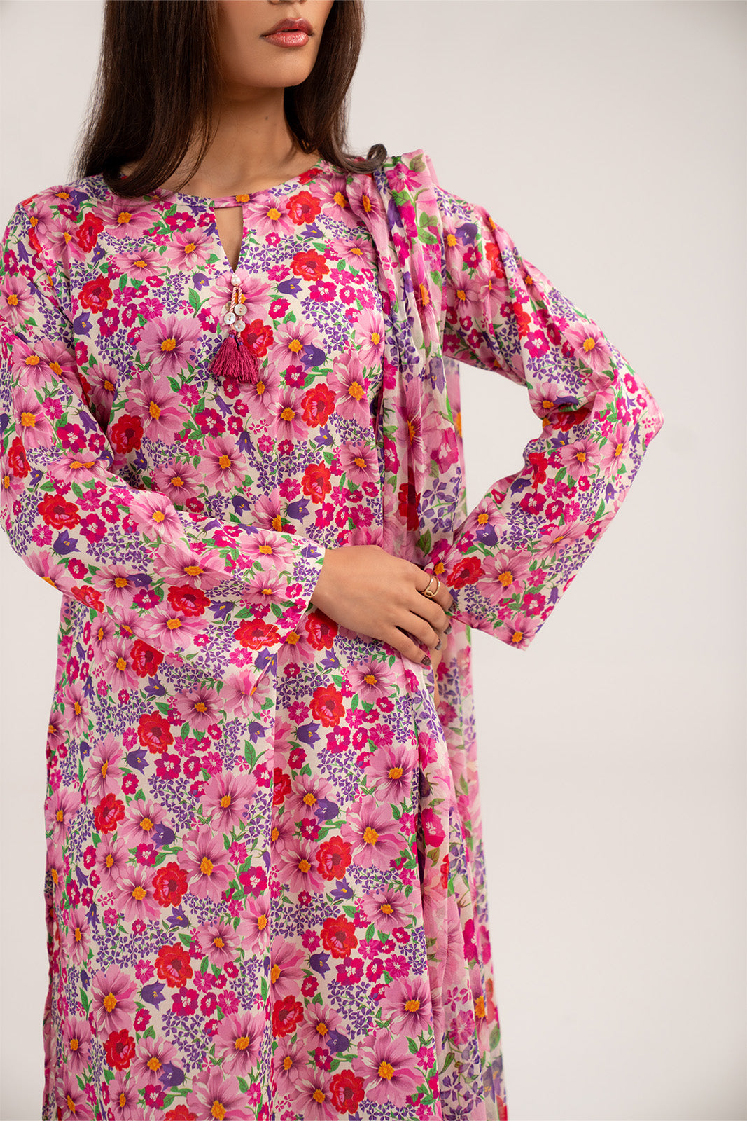 2 Piece Printed Lawn Printed Suit (CP0384)