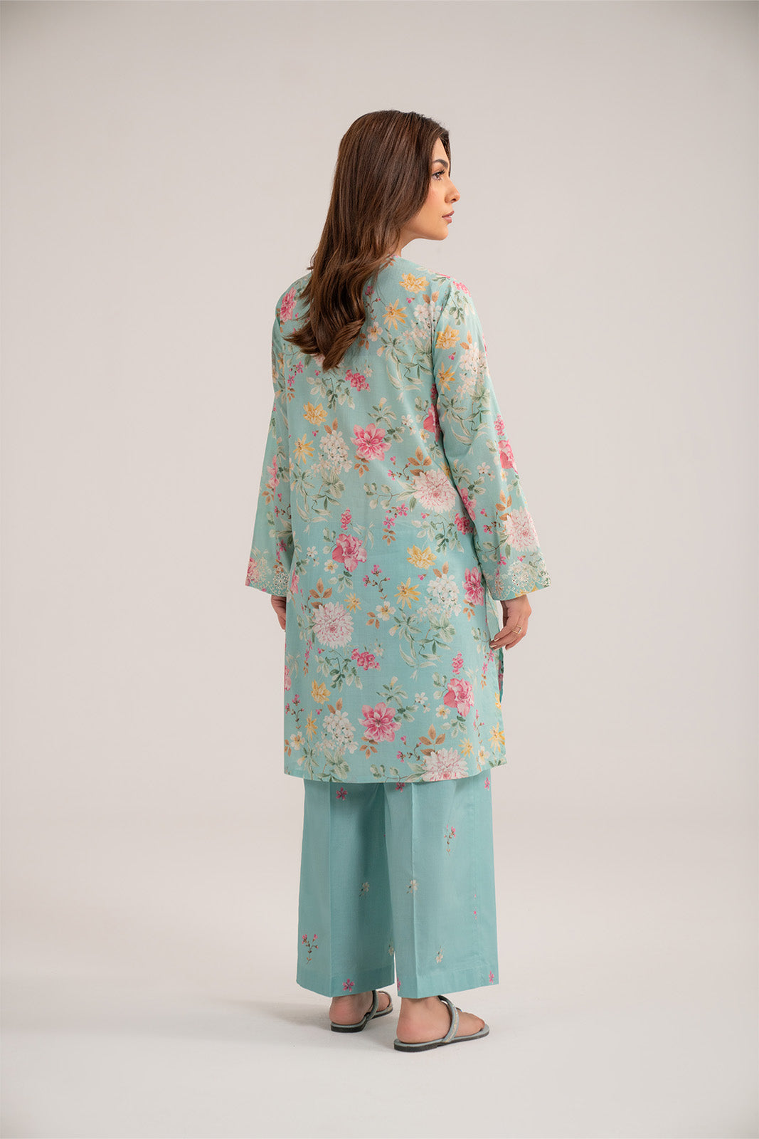 2 Piece Printed Lawn Embroidered Suit (CP0422)