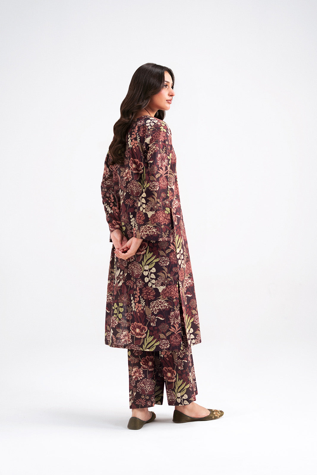 2 Piece Printed Slub Khaddar Printed Suit (CP0546)