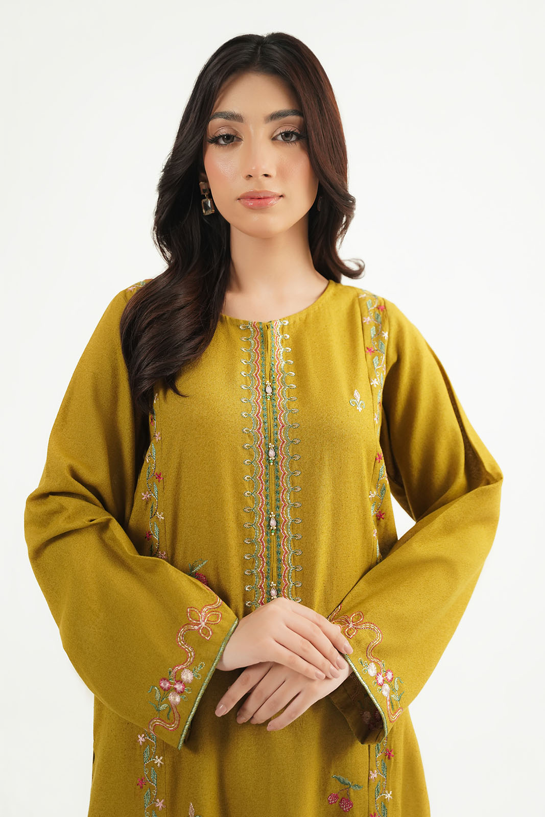 2 Piece Lawn Karandi Embroidered Suit (CP0580)