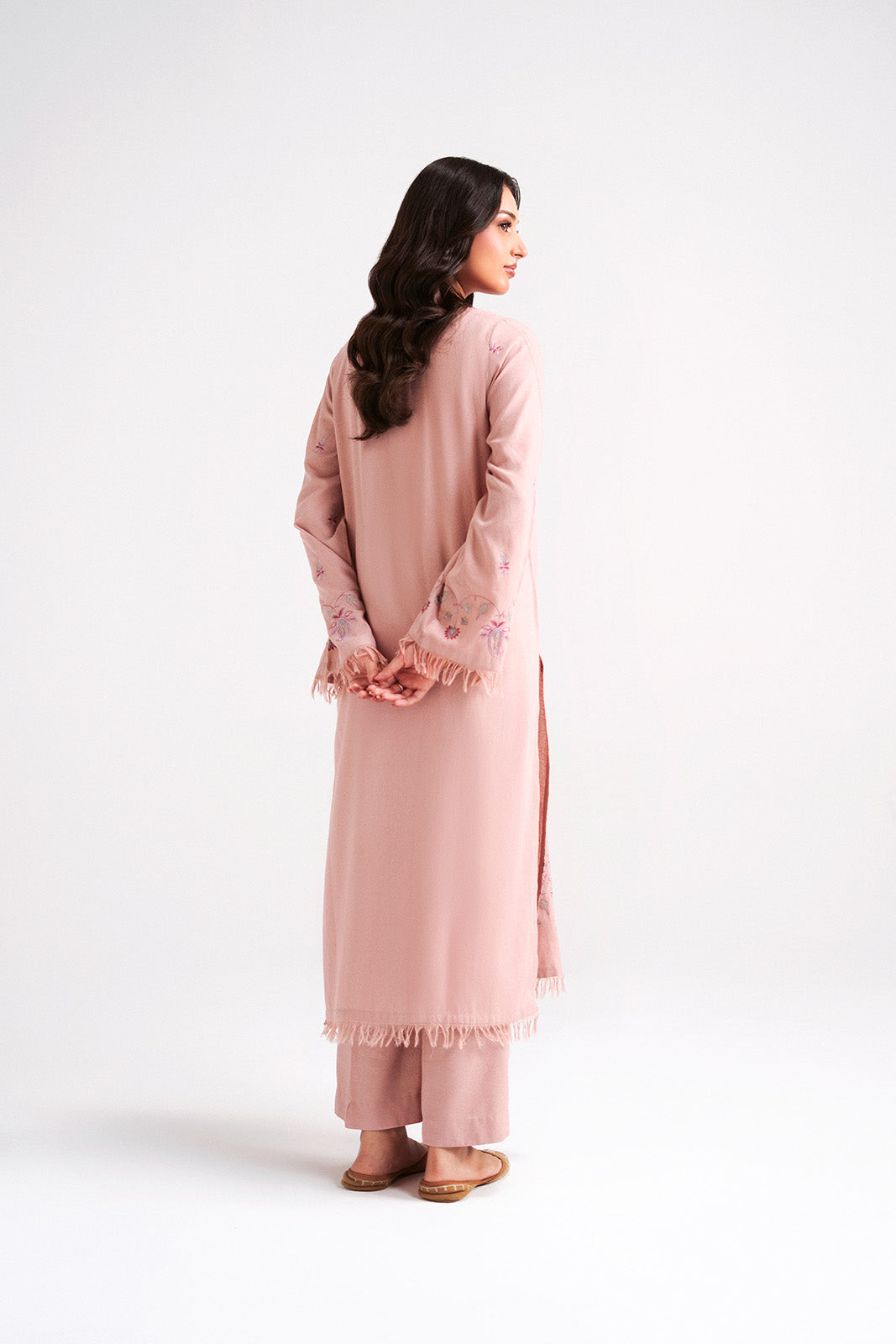 2 Piece Lawn karandi Embroidered Suit (CP0592)