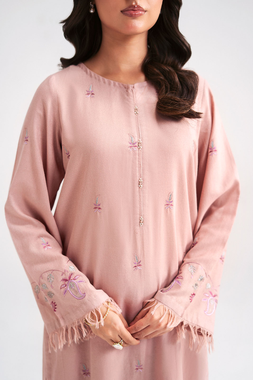 2 Piece Lawn karandi Embroidered Suit (CP0592)