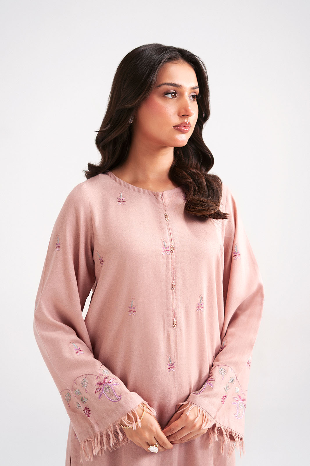 2 Piece Lawn karandi Embroidered Suit (CP0592)