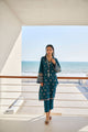 SS24DC-2315 NAVY BLUE LAWN 2PCS DYED KURTA WITH TROUSER