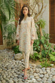 DC-2181 OFF WHITE LAWN 2PCS PRINTED KURTA WITH TROUSER