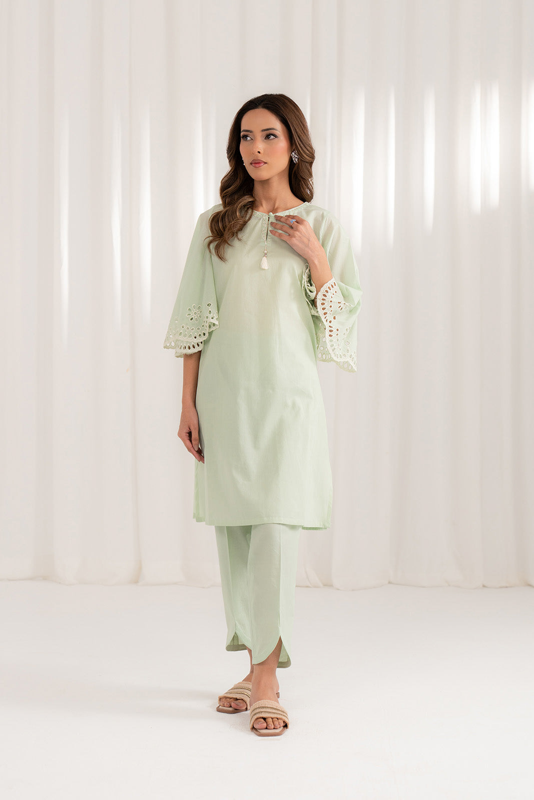 2 Piece Lawn Embroidered Shirt (CS0095)