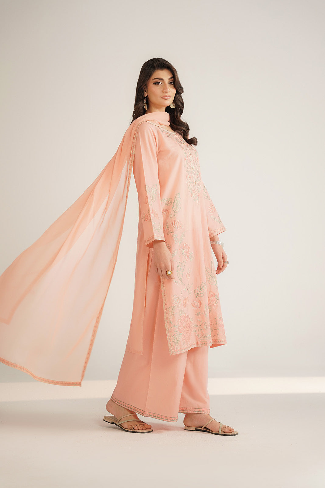 3 Piece Lawn Embroidered Suit (CS0441)