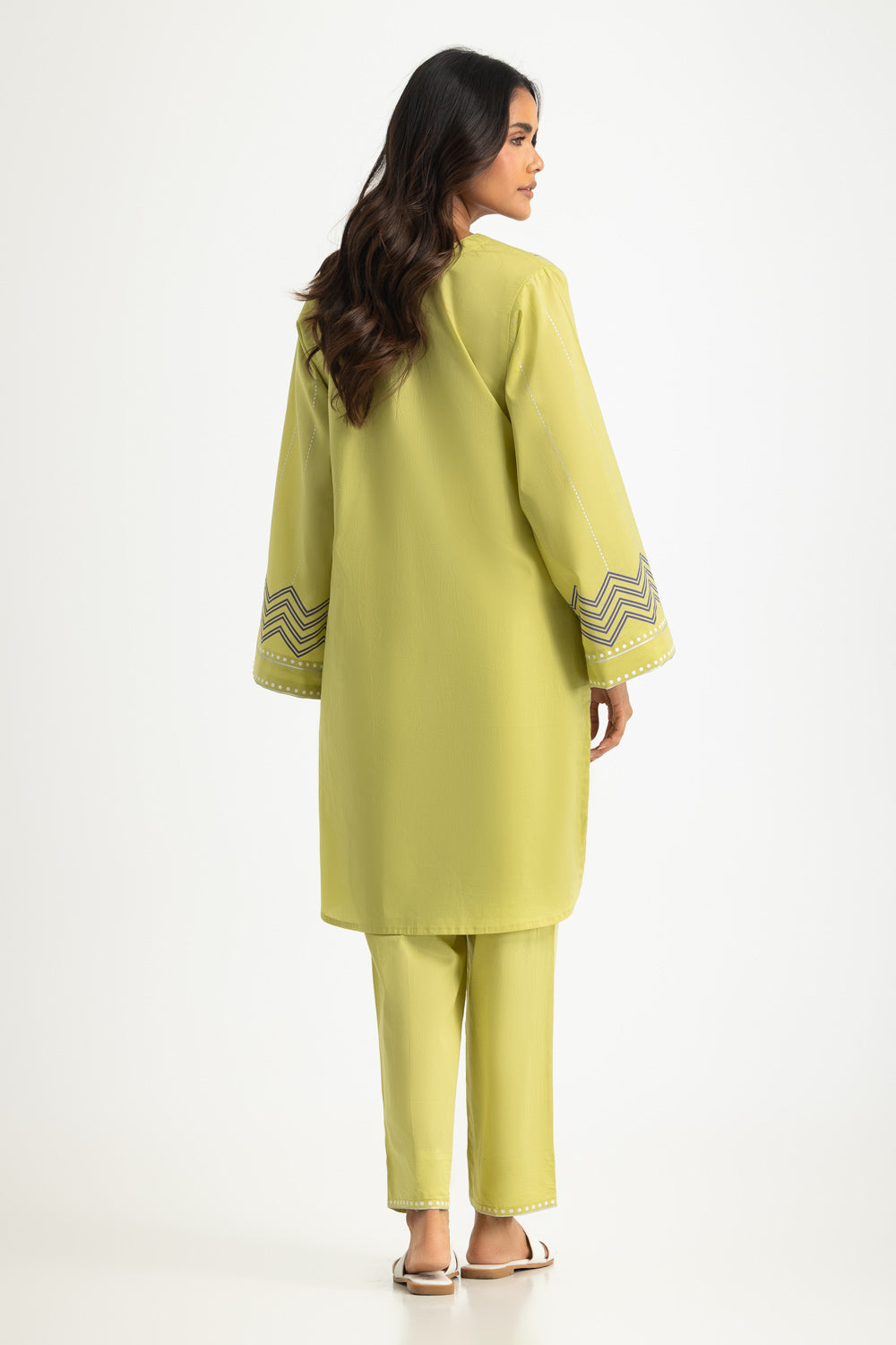 Cambric Block Printed Co-Ord Set - W-AP-26-479725